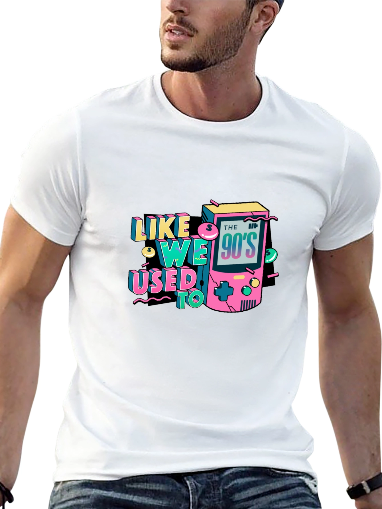 90s Game Console Graphic T-Shirt