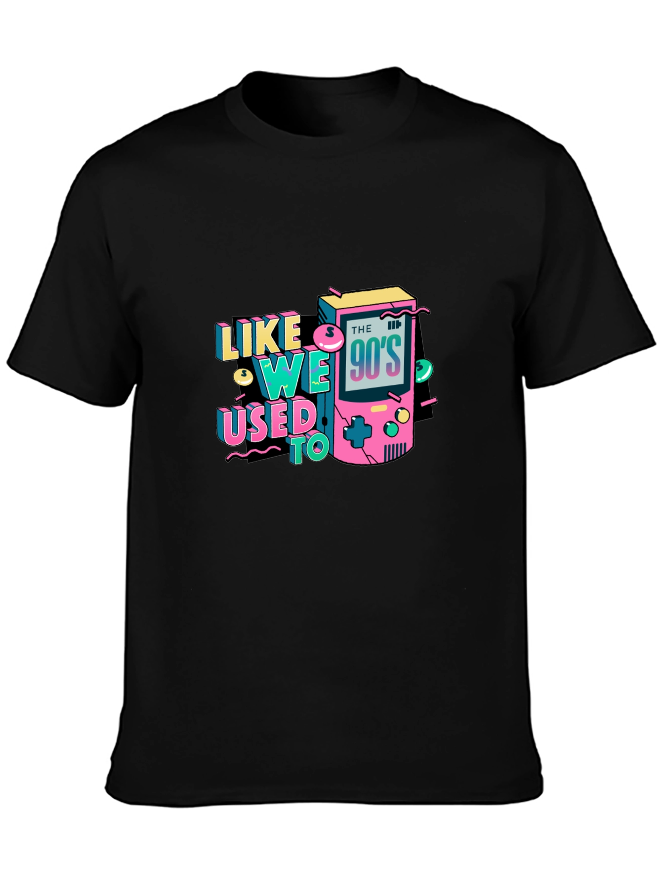 90s Game Console Graphic T-Shirt