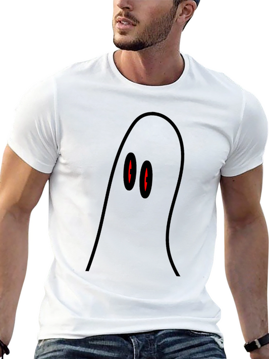 Spooky Ghost T-Shirt - Halloween Graphic Tee