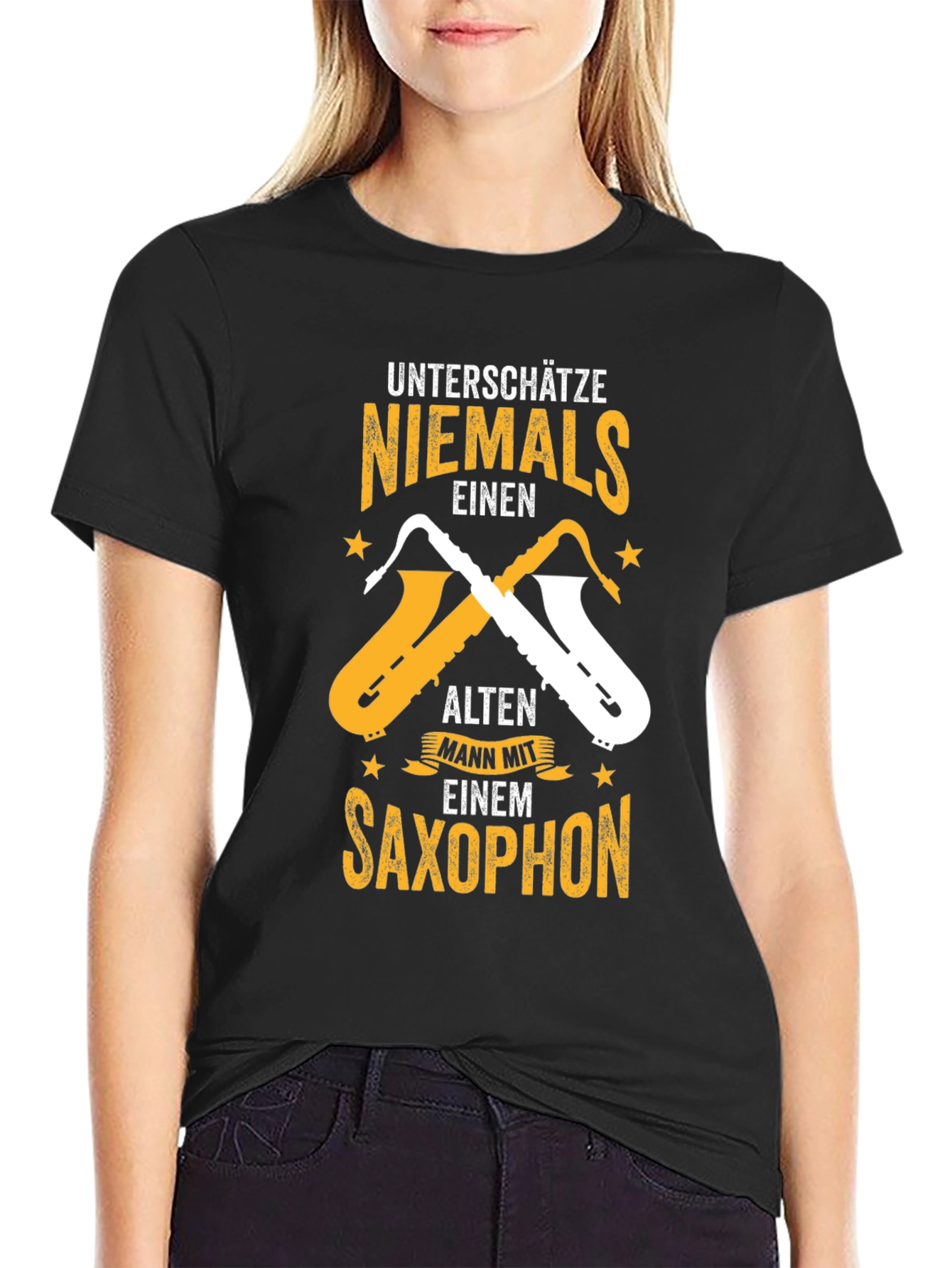Saxophone T-Shirt: Never Underestimate