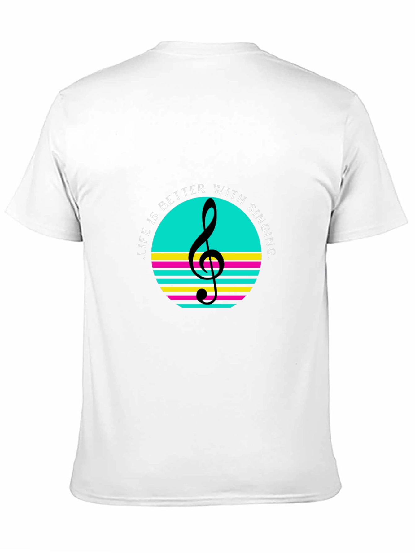 Life is Better With Singing - Stylish Graphic T-Shirt