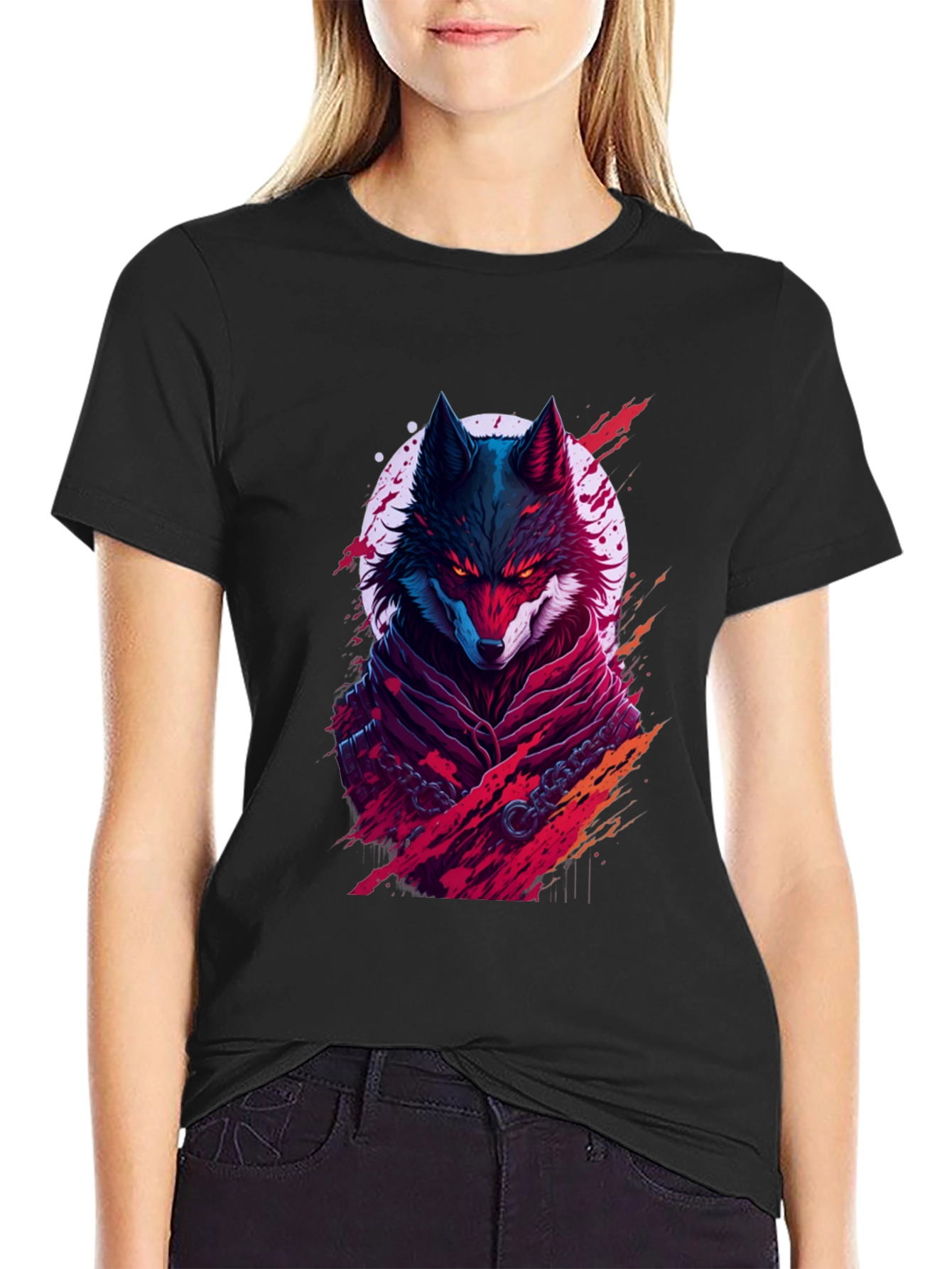 Wolf Graphic Tee - Unique Streetwear Design