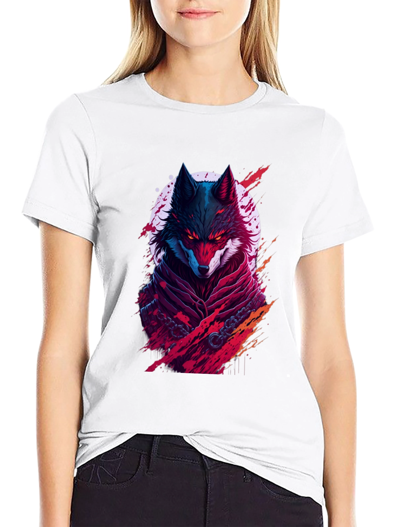 Wolf Graphic Tee - Unique Streetwear Design