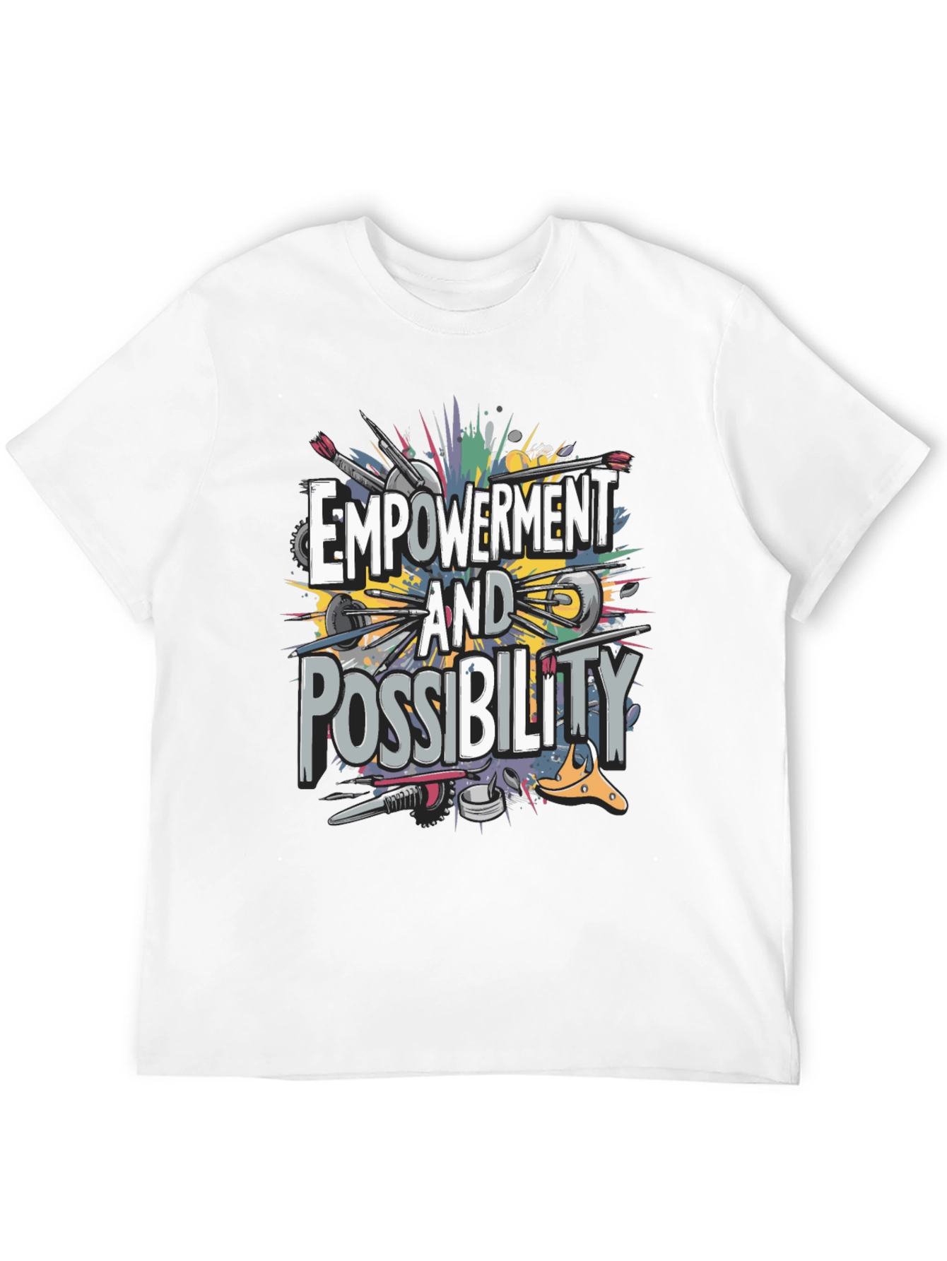Empowerment & Possibility Graphic T-Shirt - Black