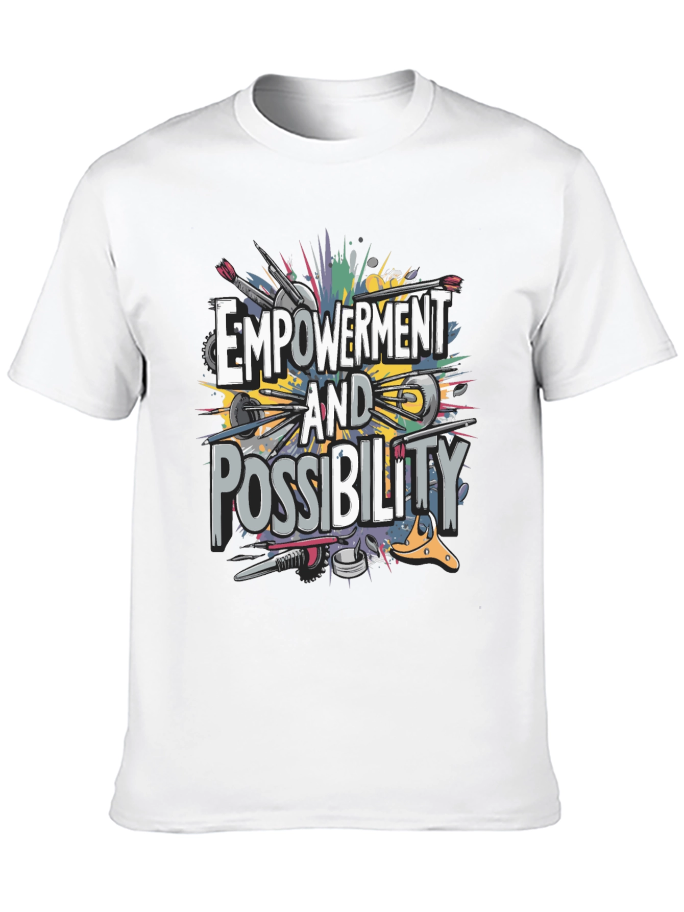Empowerment & Possibility Graphic T-Shirt - Black