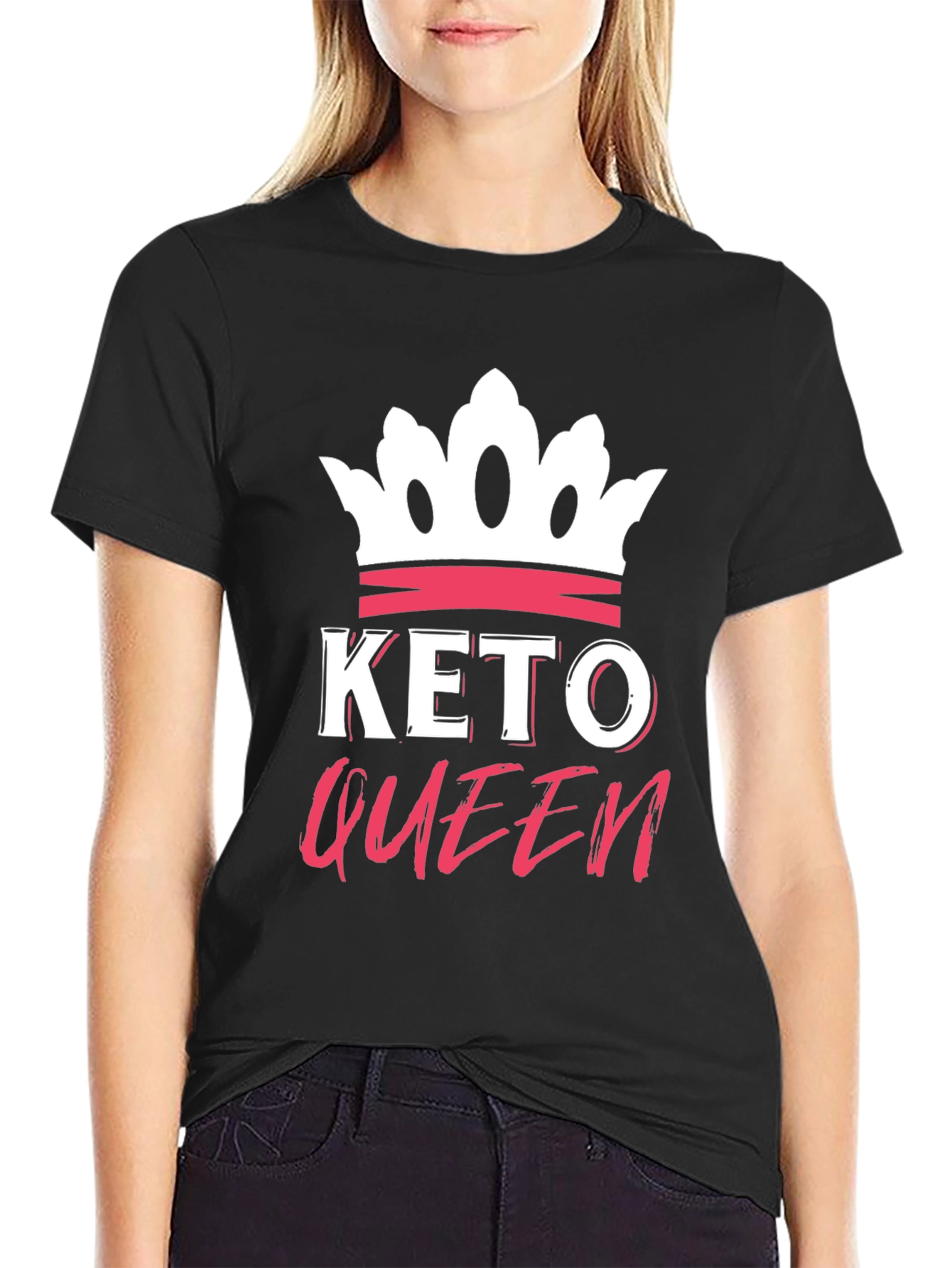 Keto Queen Black T-Shirt