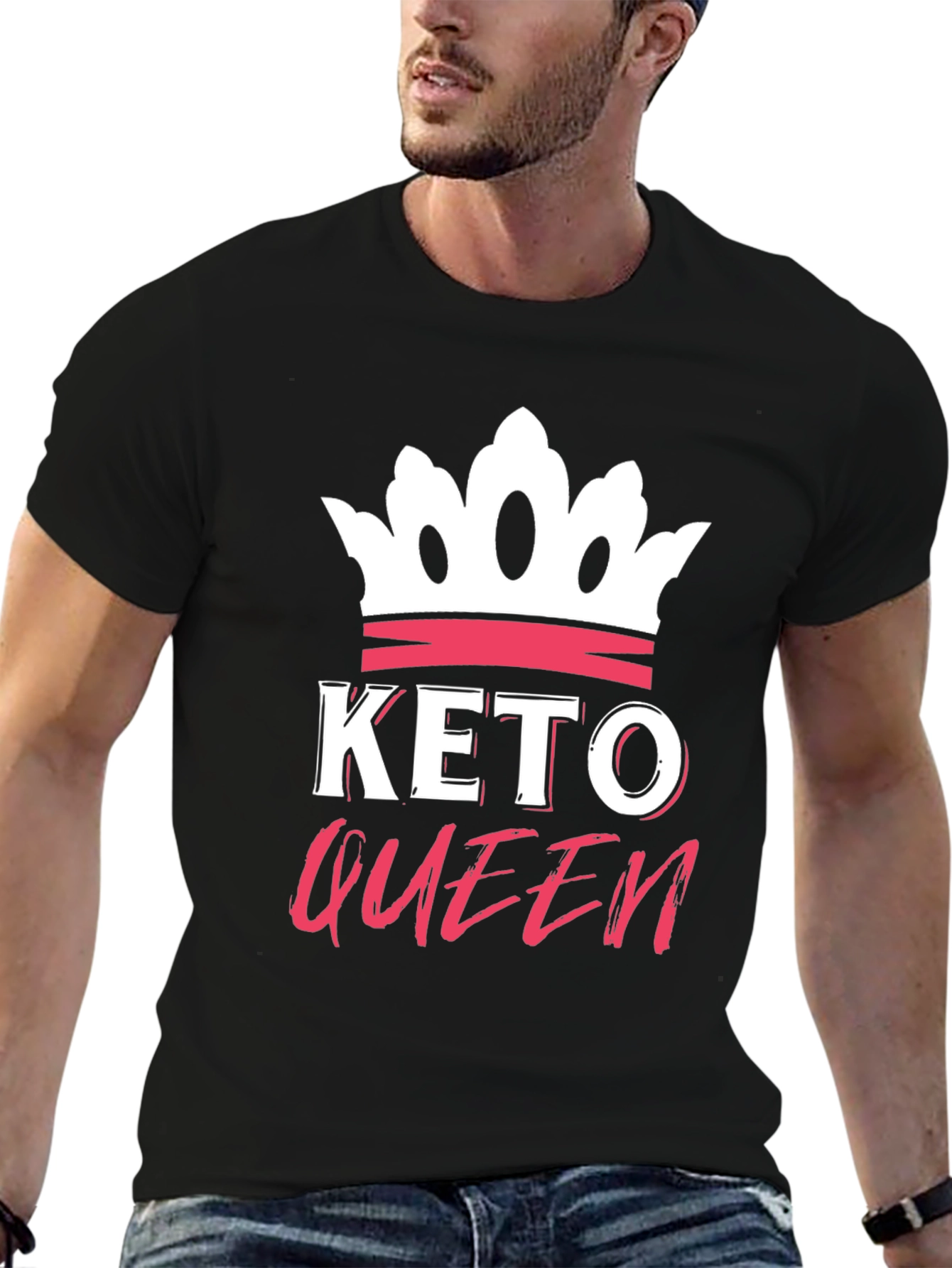Keto Queen Black T-Shirt