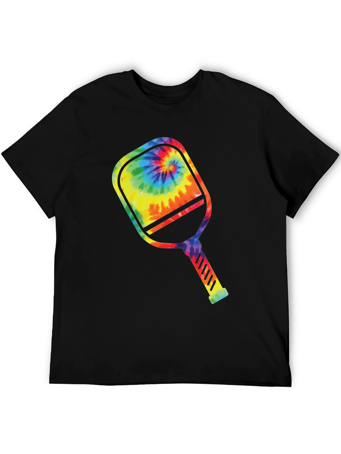 Tie Dye Pickleball Paddle Graphic Tee