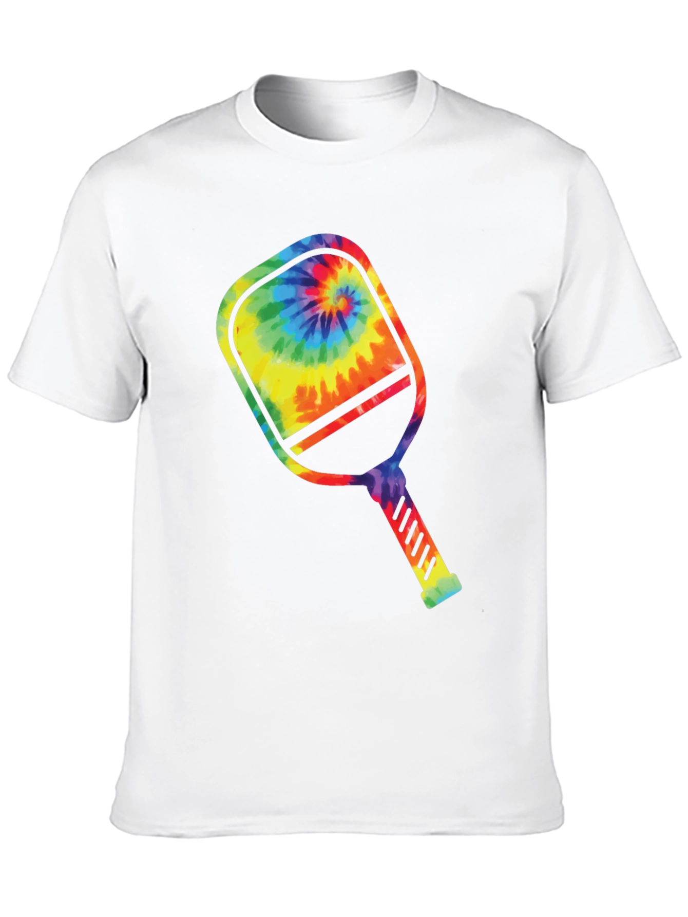 Tie Dye Pickleball Paddle Graphic Tee
