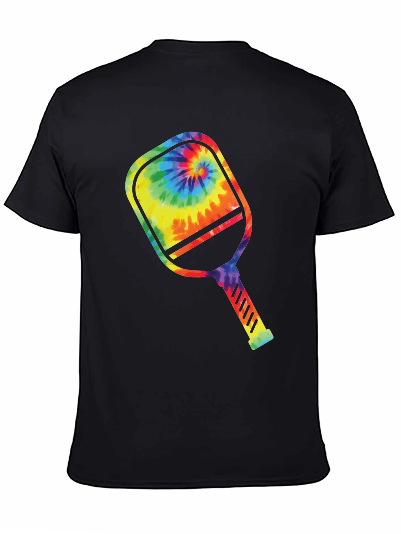 Tie Dye Pickleball Paddle Graphic Tee