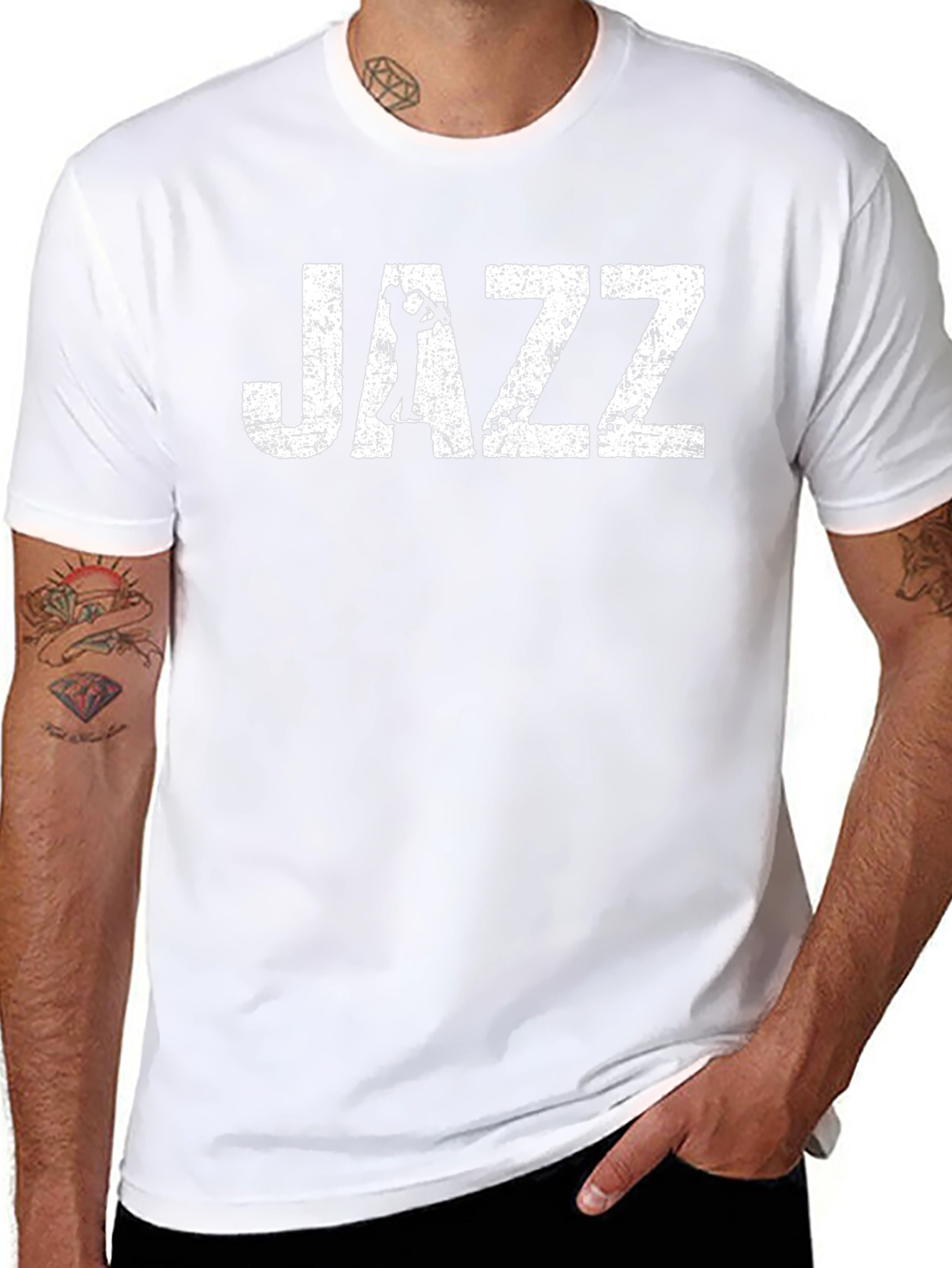 Jazz Musician Graphic T-Shirt - Cool Band Tee