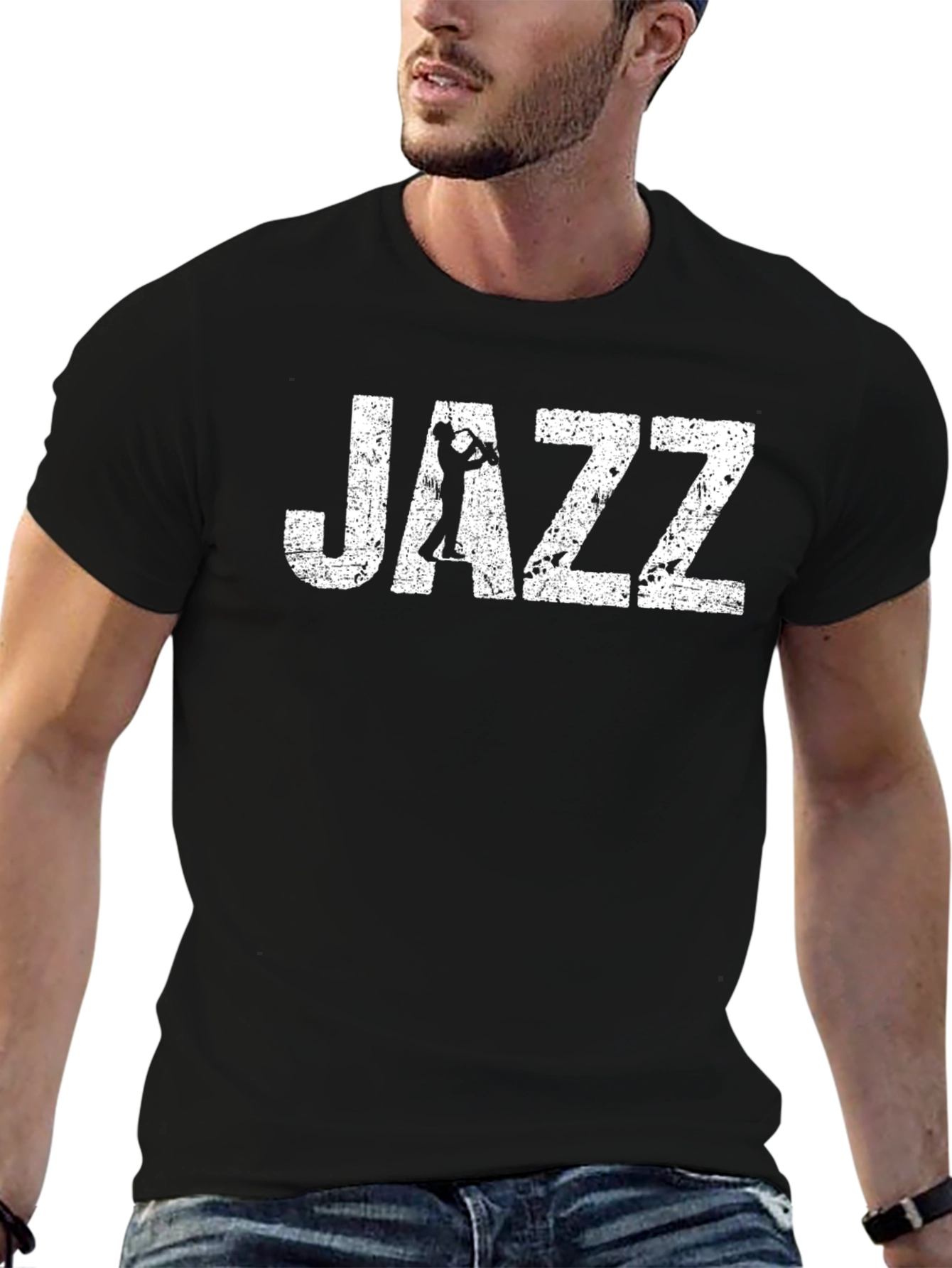 Jazz Musician Graphic T-Shirt - Cool Band Tee