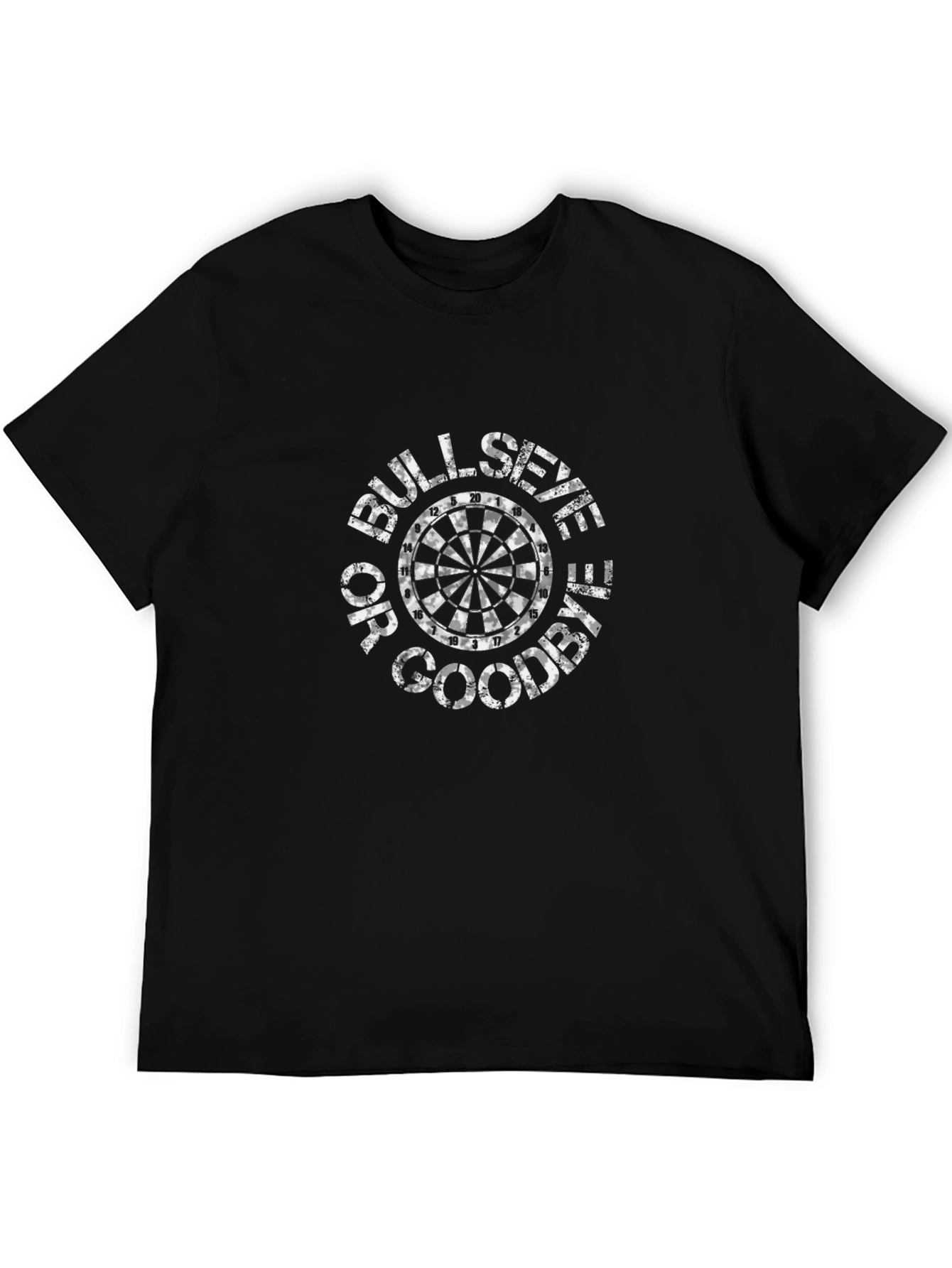 Bullseye or Goodbye Black Graphic Tee