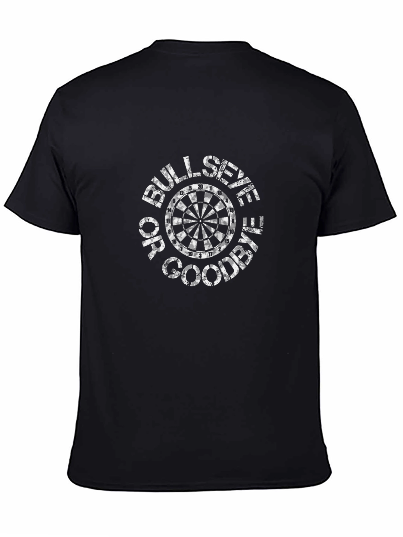Bullseye or Goodbye Black Graphic Tee