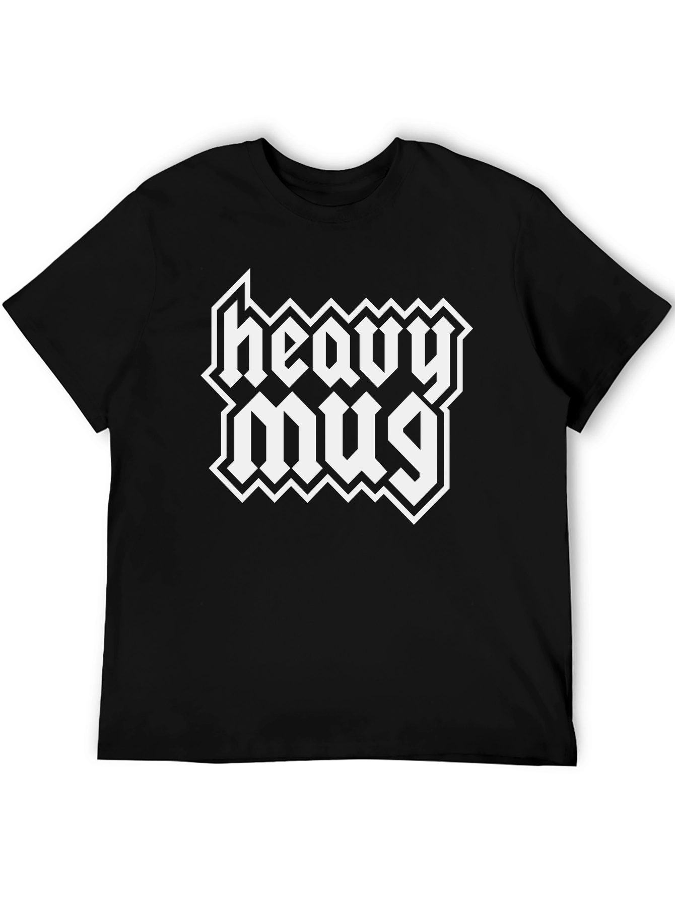 Heavy Mug Graphic Tee - Black
