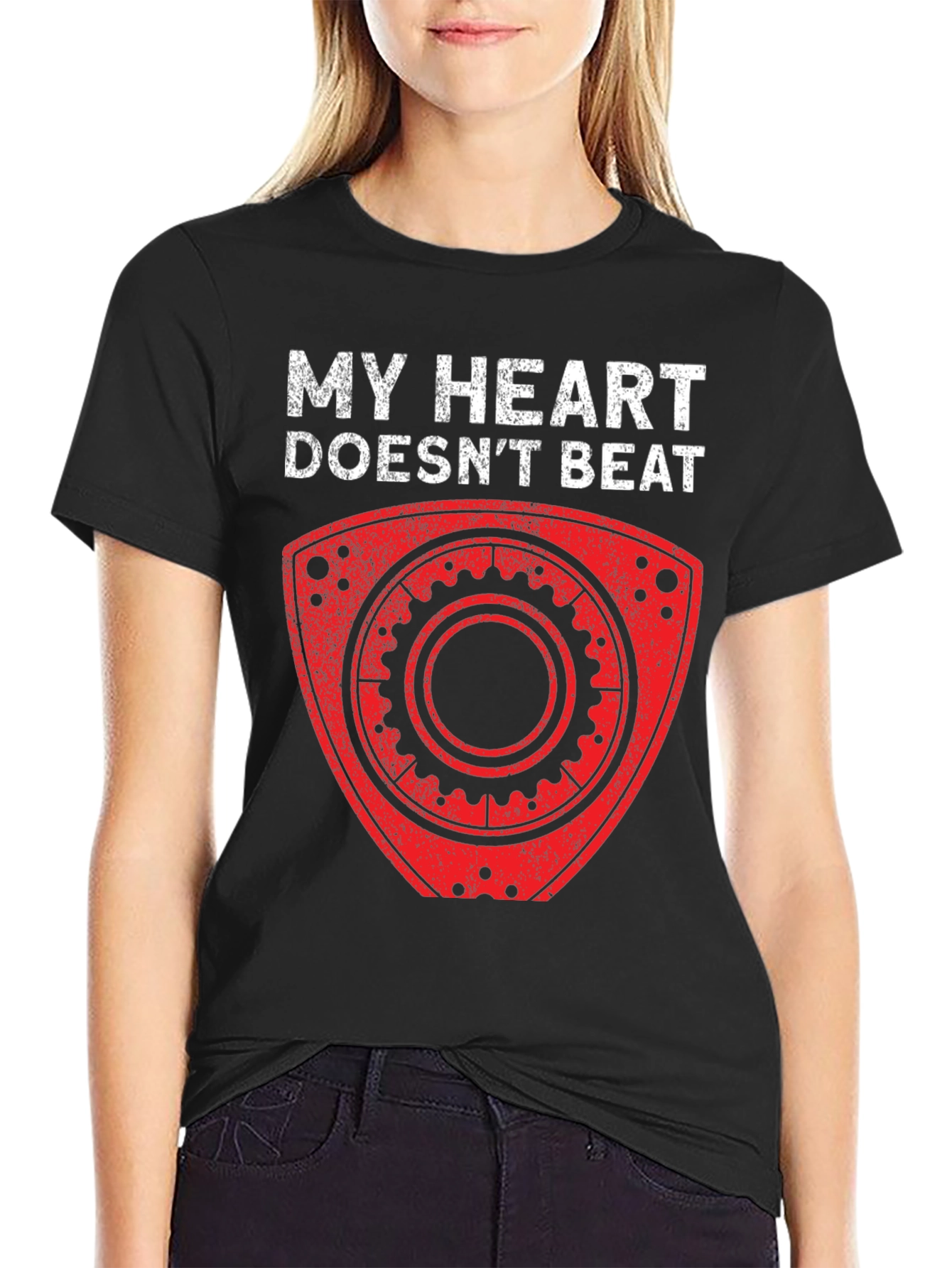 My Heart Doesnt Beat Rotary Engine T-Shirt