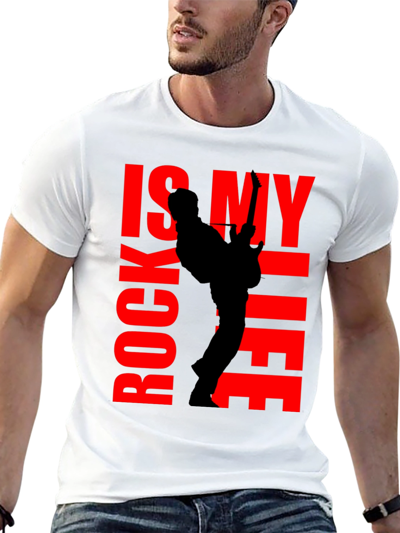 Rock is My Life T-Shirt - Black Tee