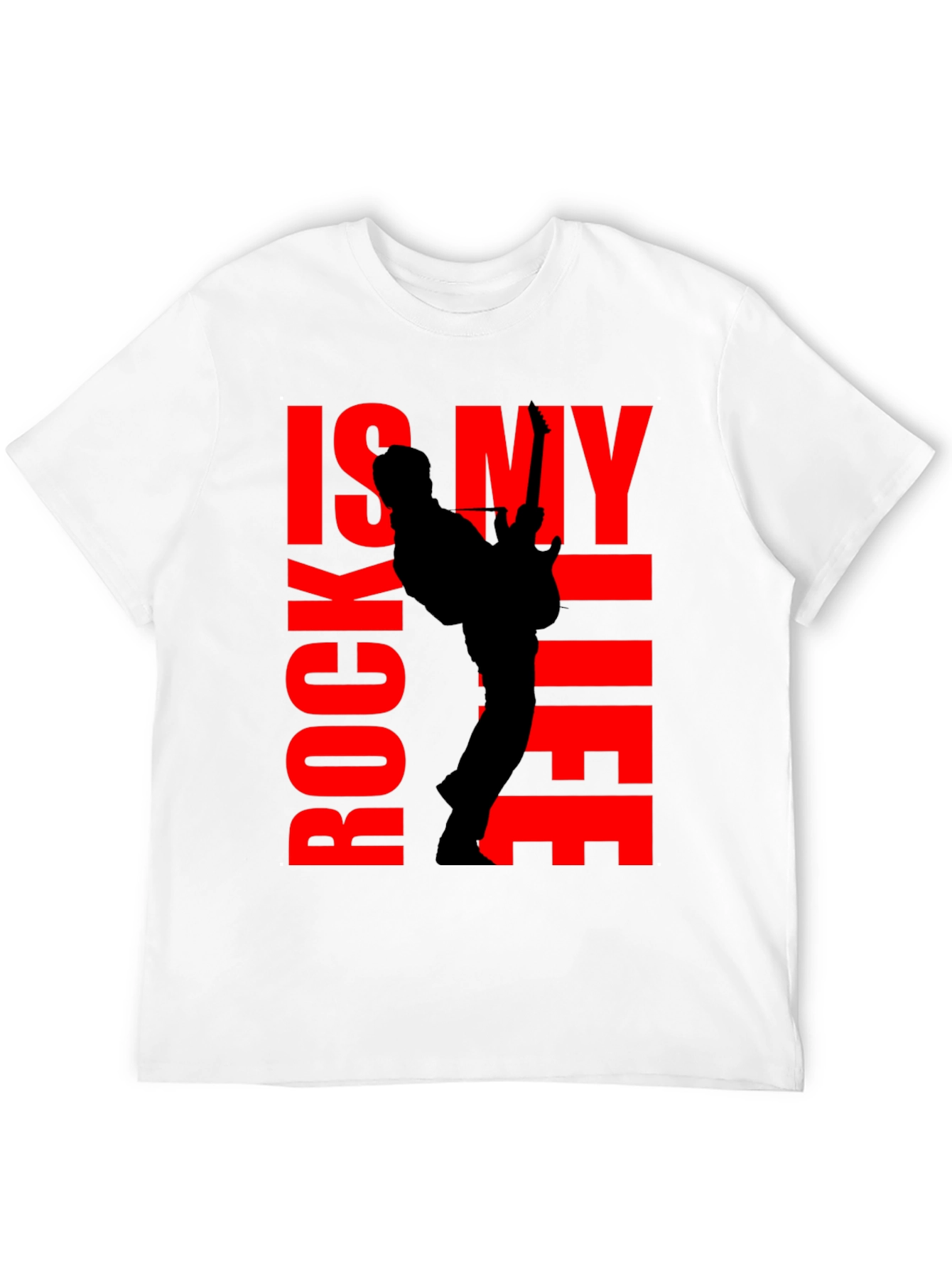 Rock is My Life T-Shirt - Black Tee