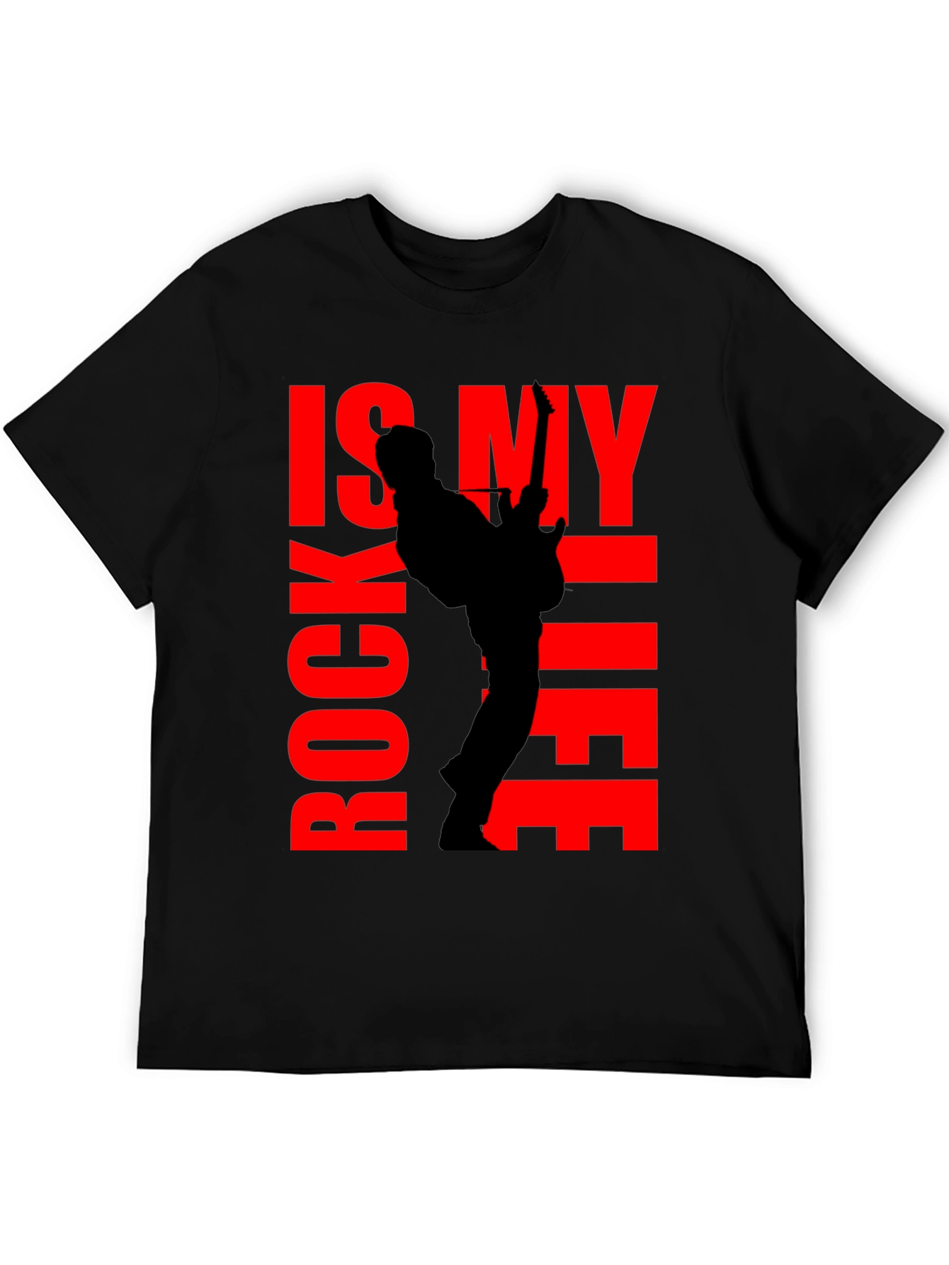 Rock is My Life T-Shirt - Black Tee