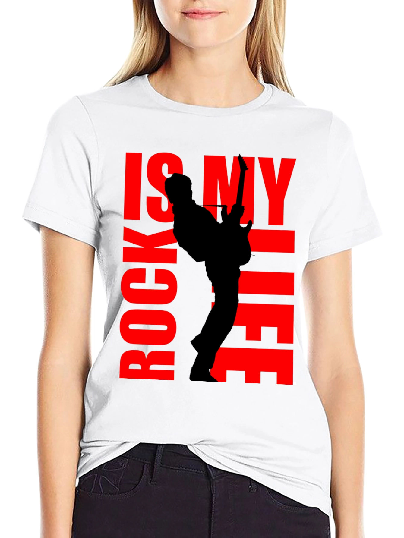 Rock is My Life T-Shirt - Black Tee