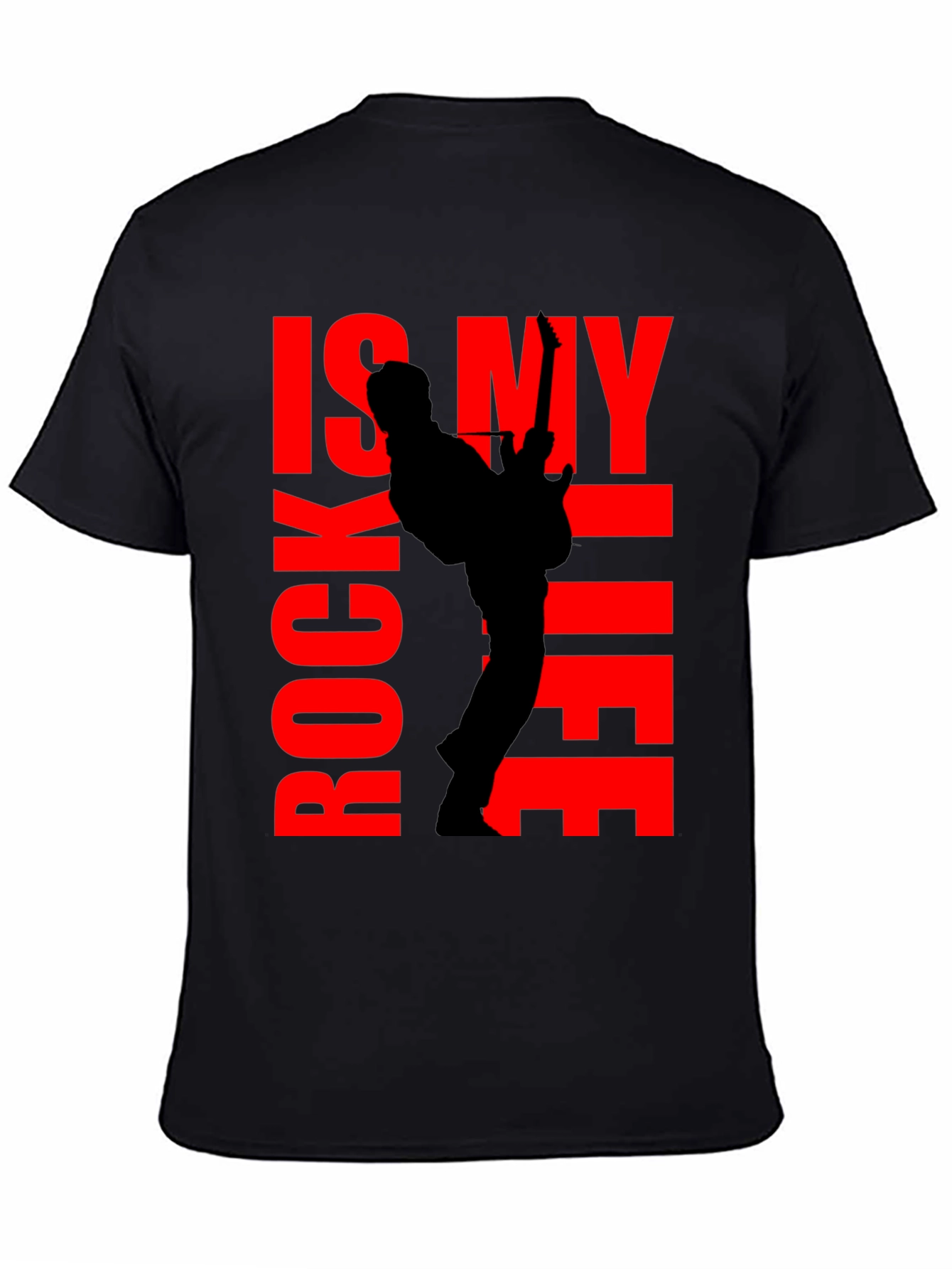 Rock is My Life T-Shirt - Black Tee
