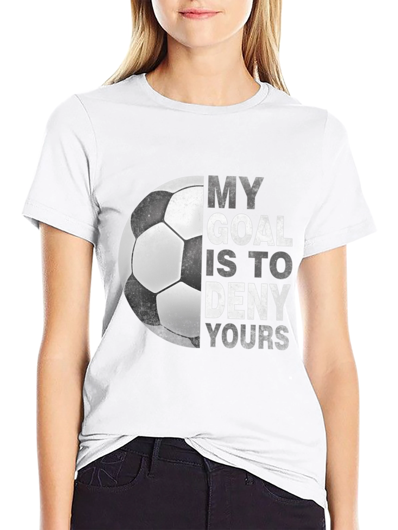 My Goal Soccer Graphic Tee - Black