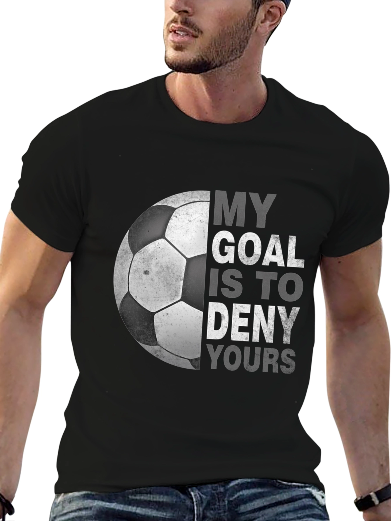 My Goal Soccer Graphic Tee - Black