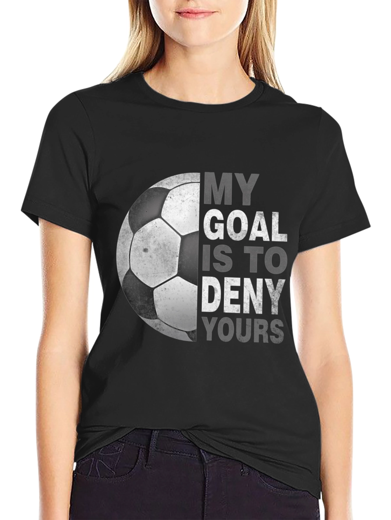 My Goal Soccer Graphic Tee - Black