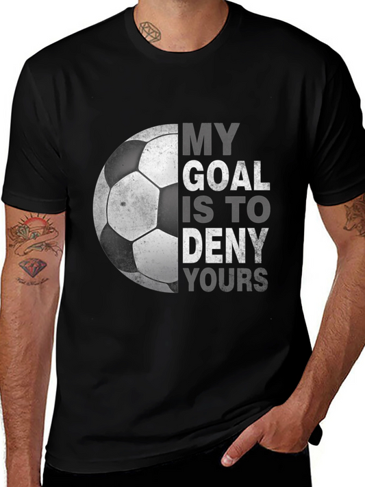 My Goal Soccer Graphic Tee - Black