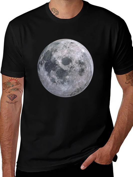 Moon Graphic Black T-Shirt