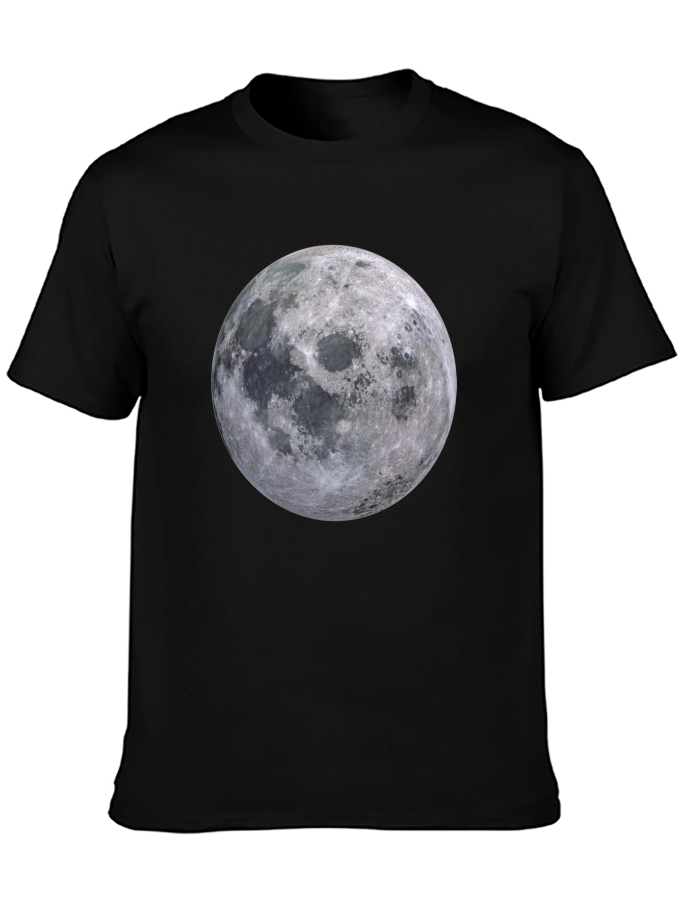 Moon Graphic Black T-Shirt