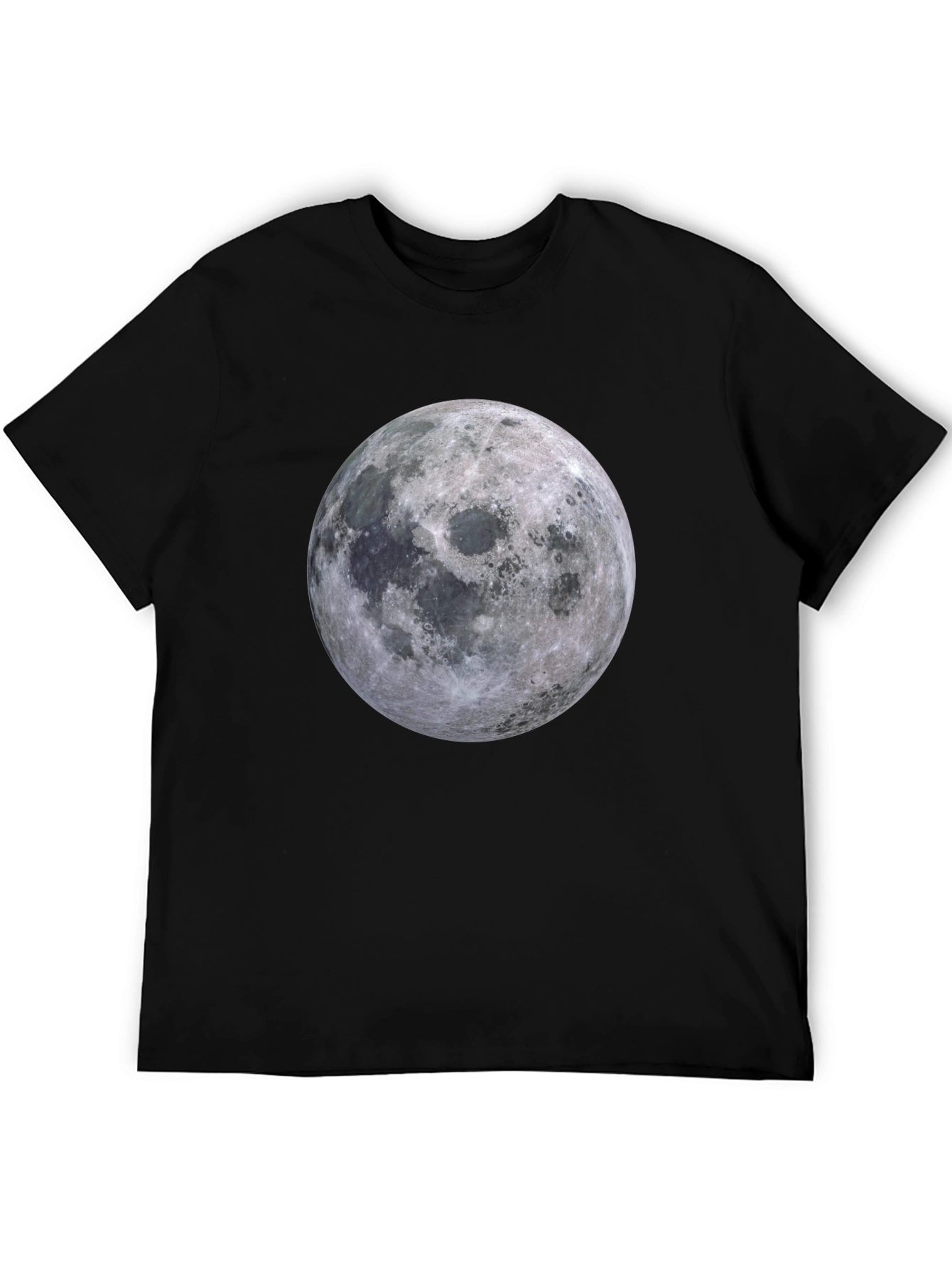 Moon Graphic Black T-Shirt
