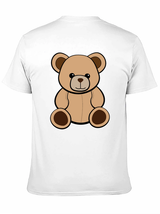 Teddy Bear Graphic Tee - Black
