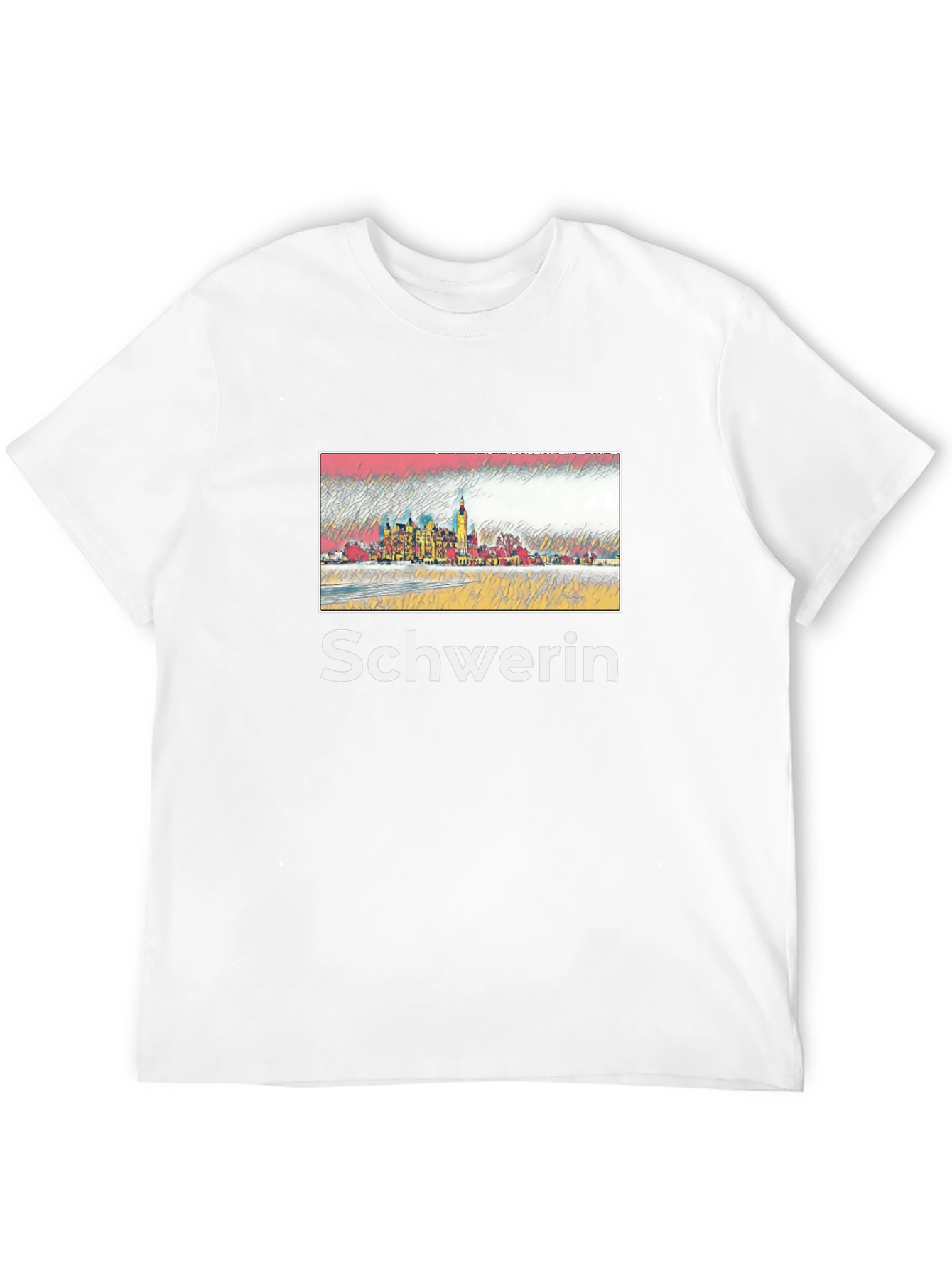 Schwerin Castle Mens Black T-Shirt