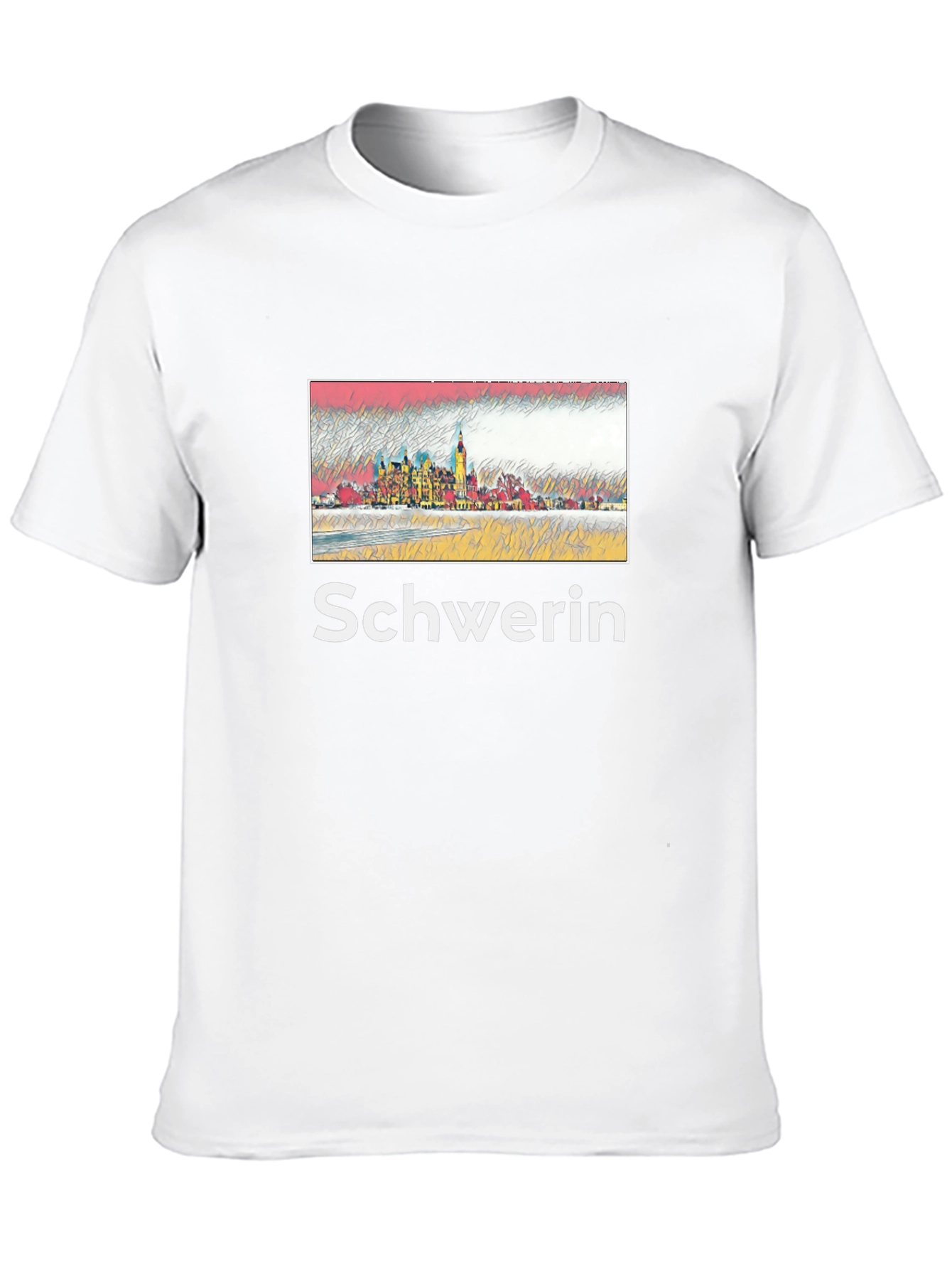 Schwerin Castle Mens Black T-Shirt