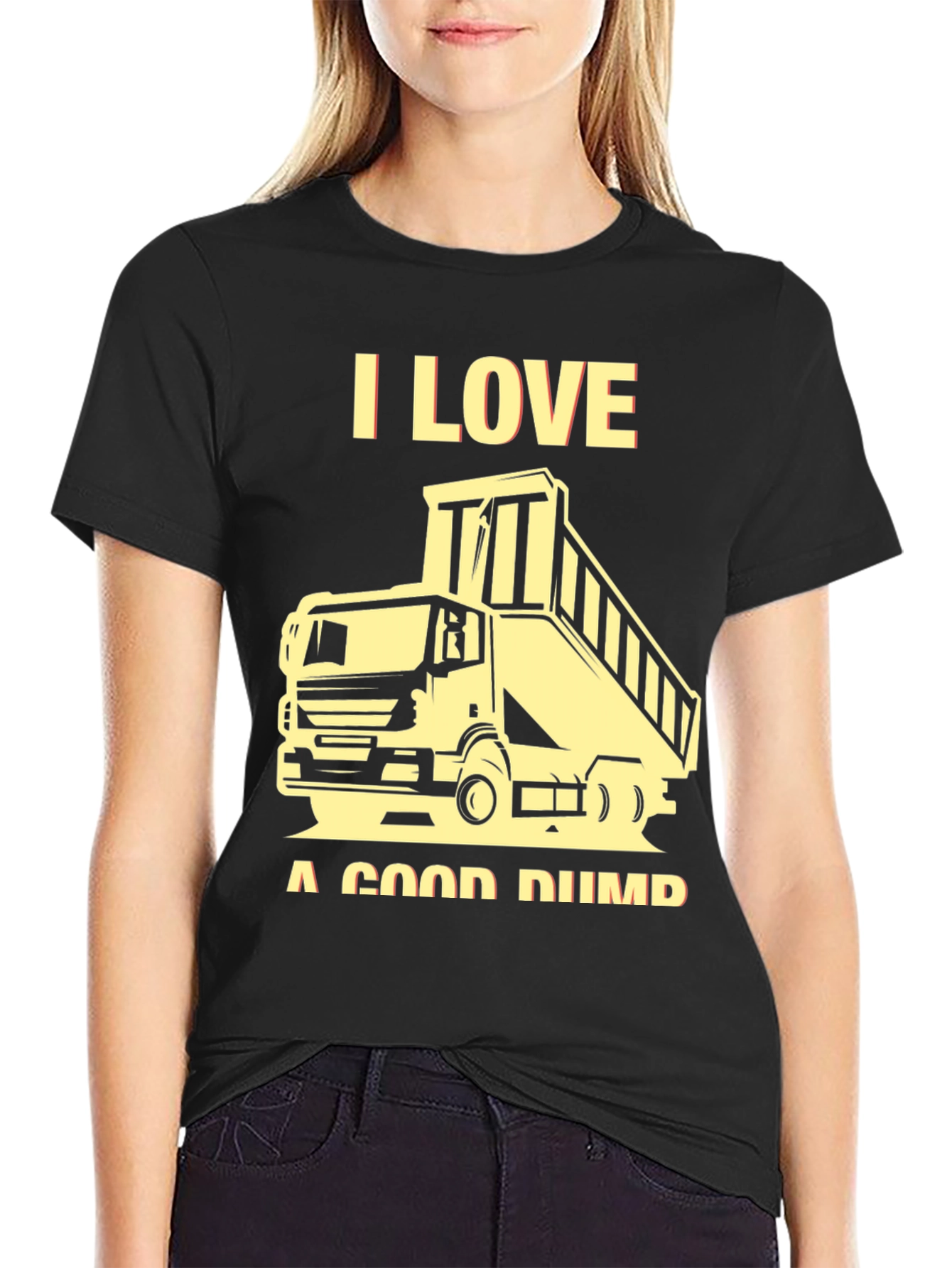 I Love A Good Dump Truck Graphic Tee