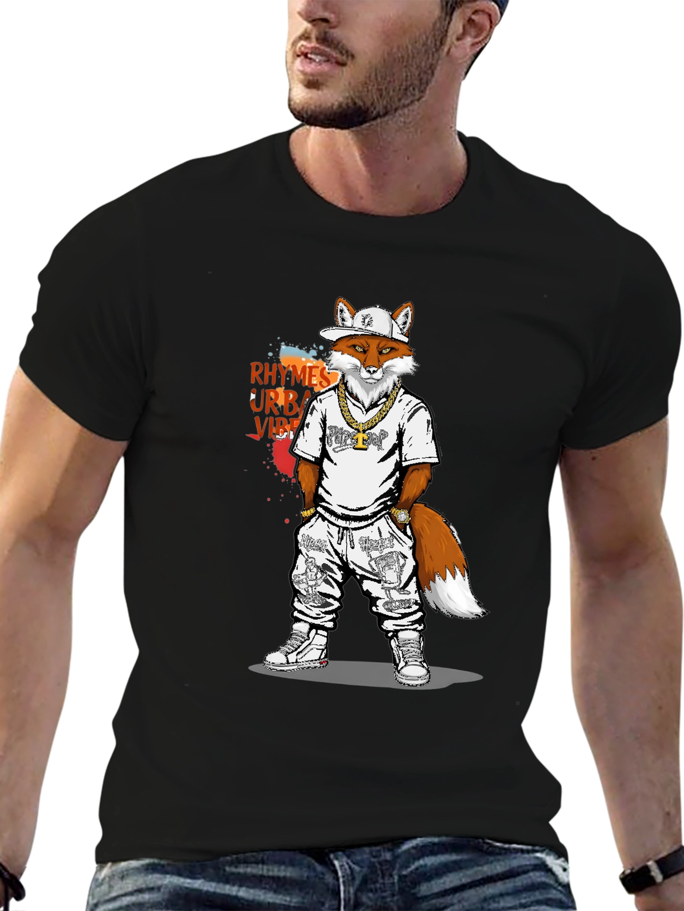 Urban Fox Tee - Rhymes Urban Vibes