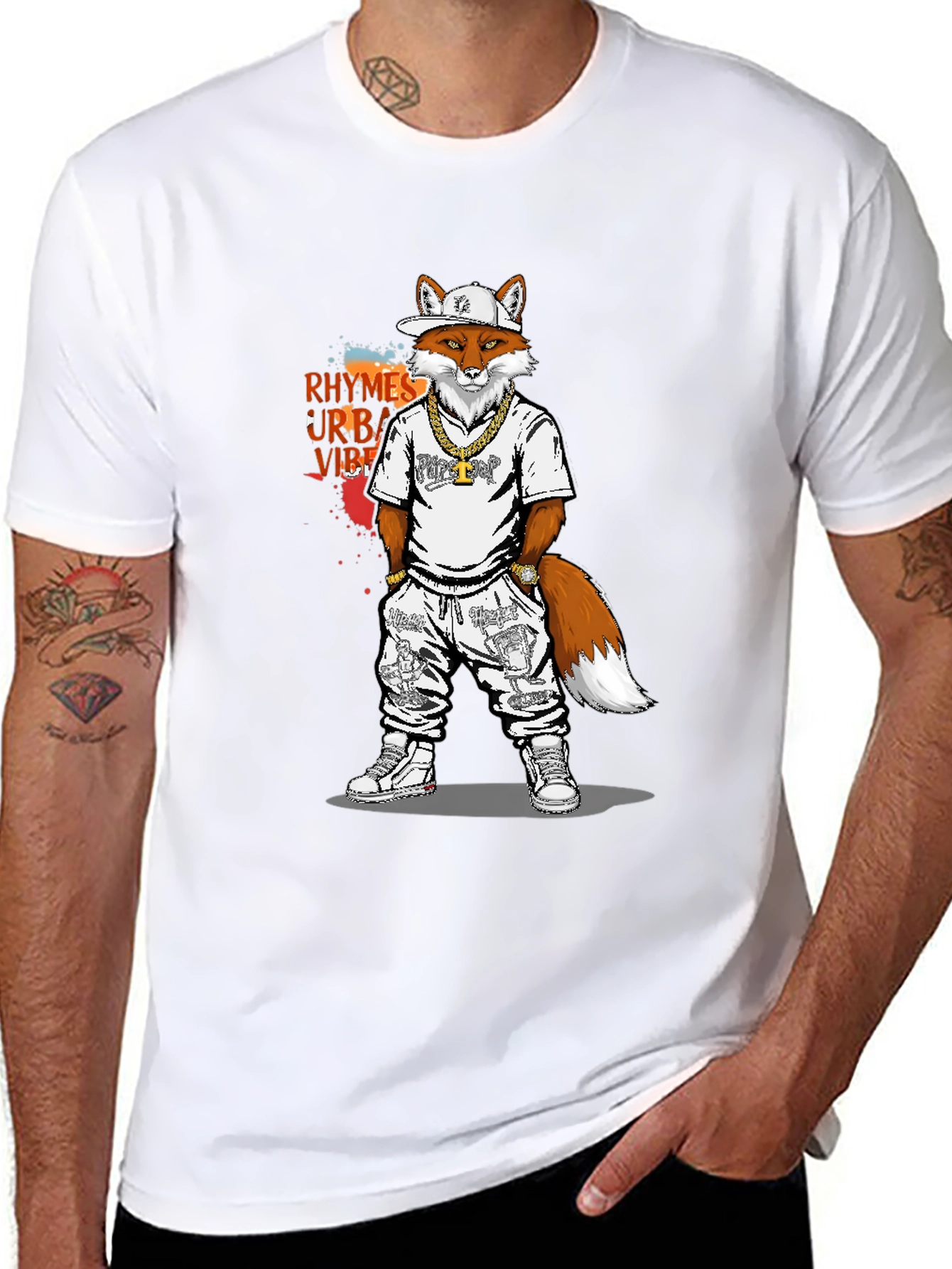 Urban Fox Tee - Rhymes Urban Vibes