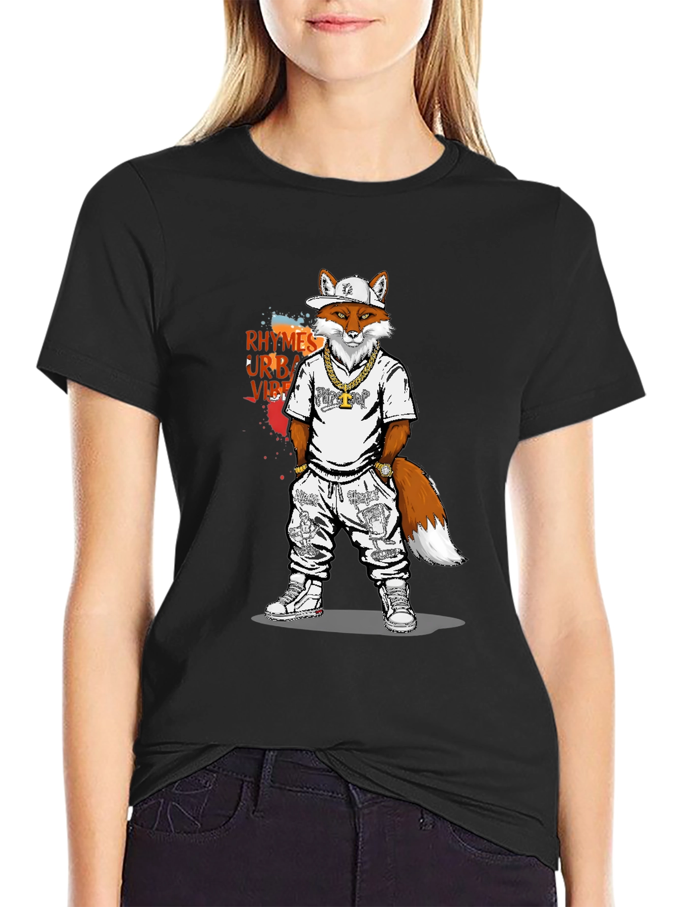 Urban Fox Tee - Rhymes Urban Vibes