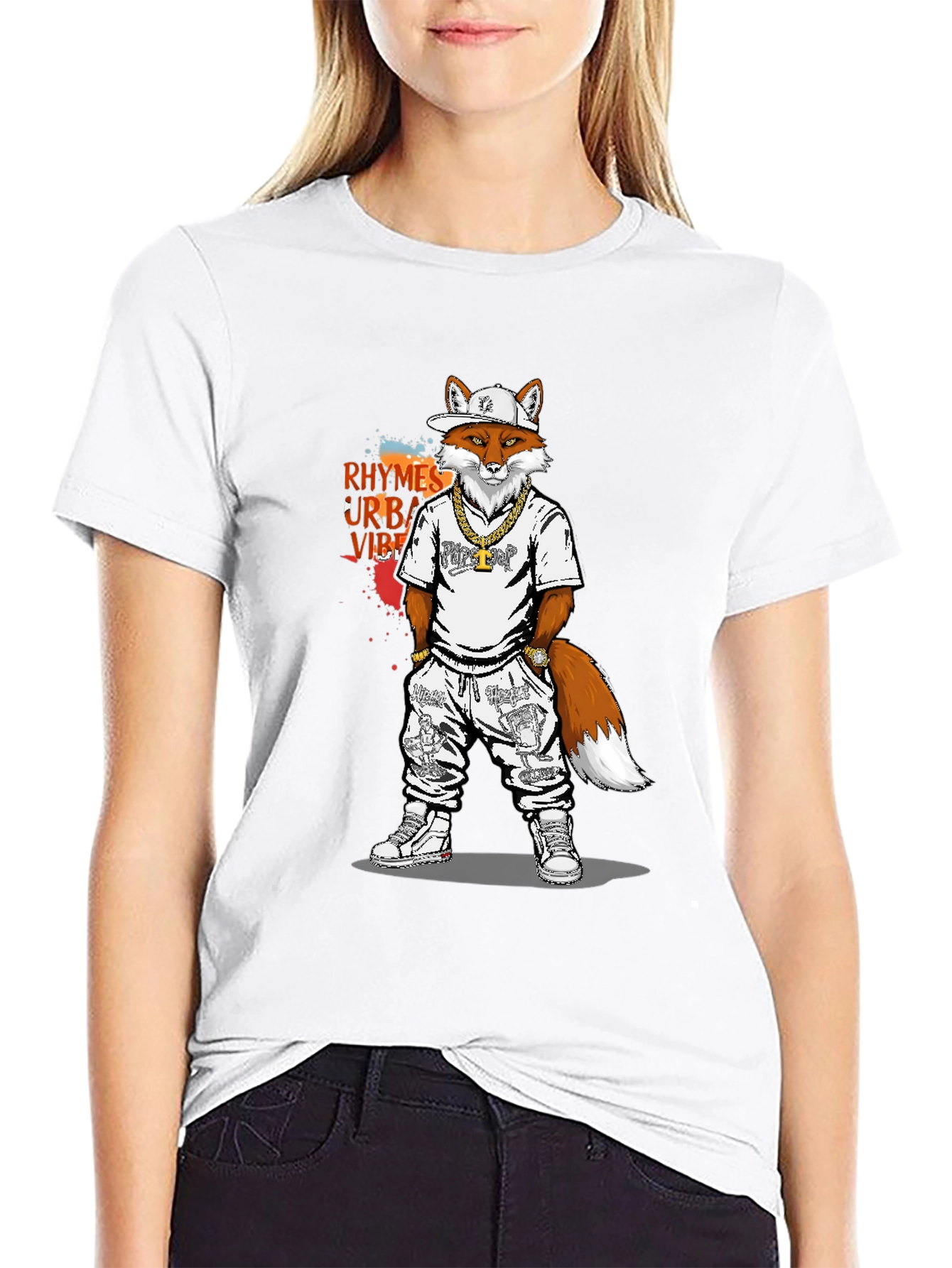 Urban Fox Tee - Rhymes Urban Vibes