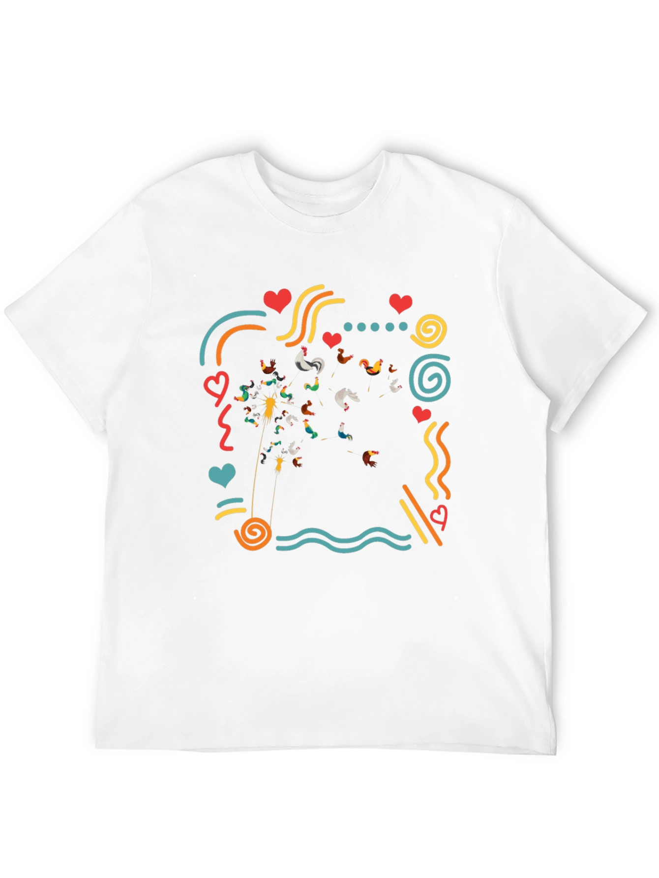 Whimsical Chicken T-Shirt