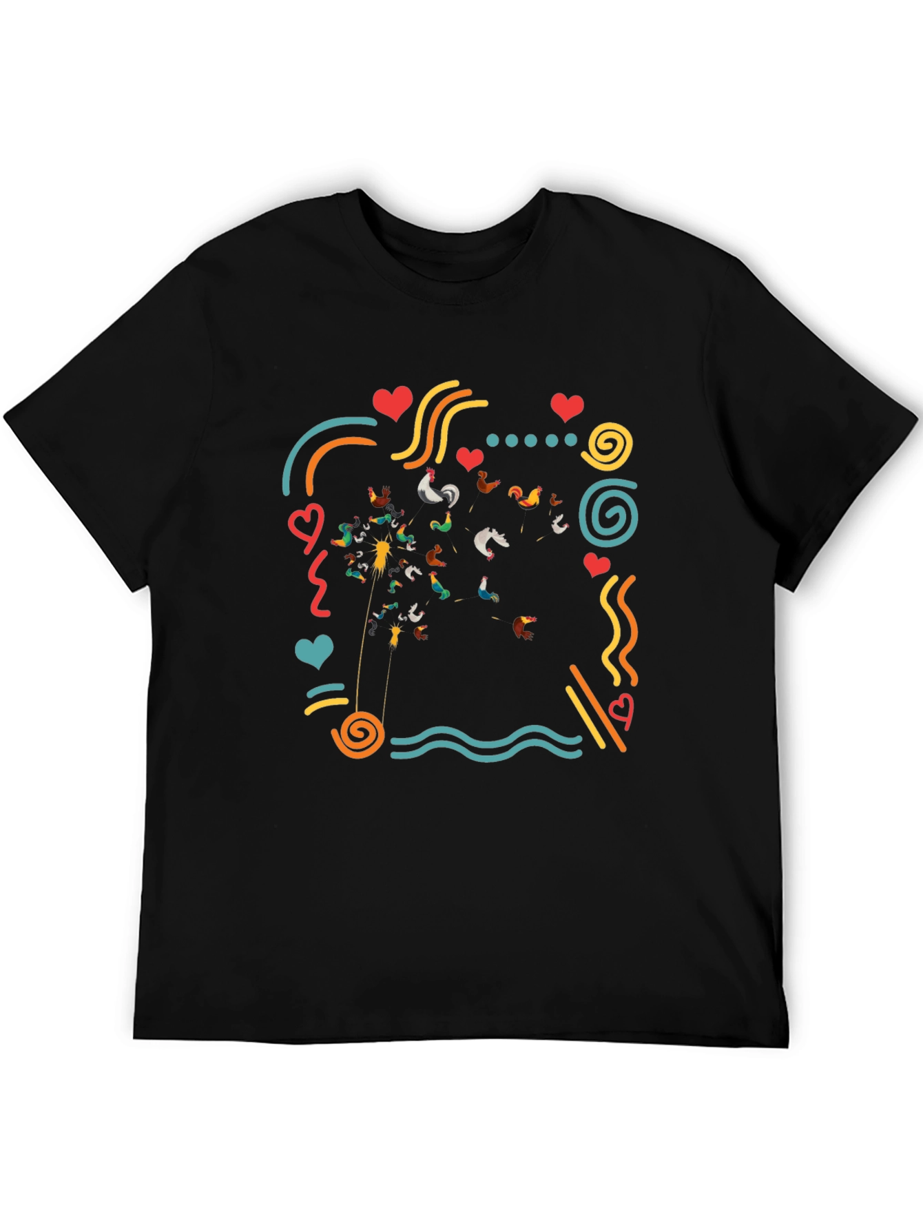 Whimsical Chicken T-Shirt