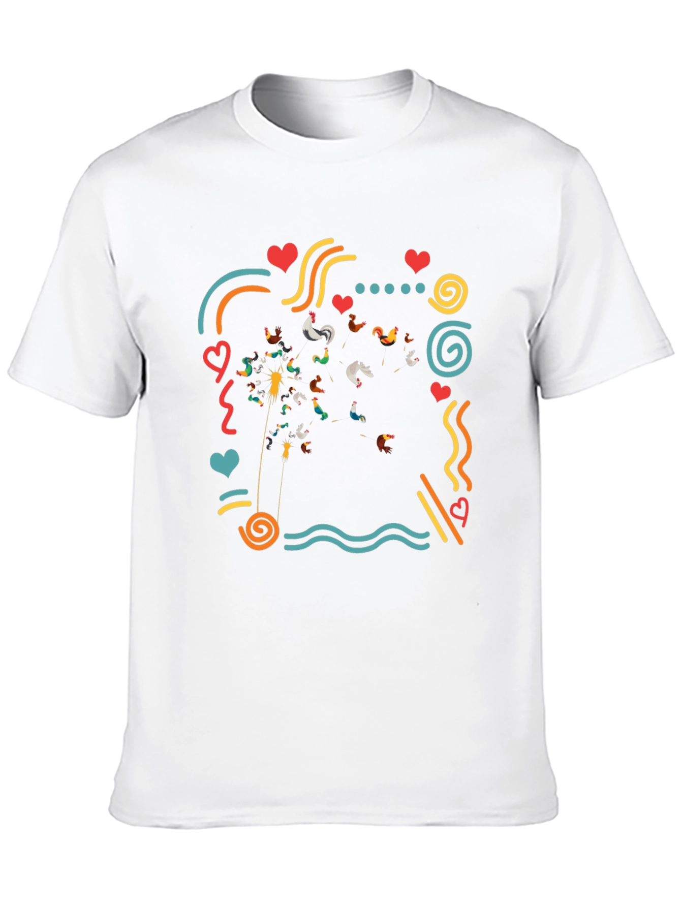 Whimsical Chicken T-Shirt