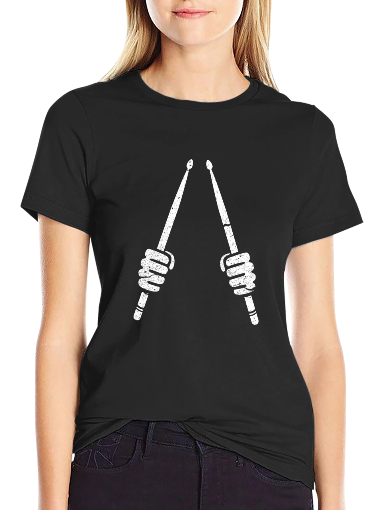 Drum Sticks Graphic Tee - Music Lover T-Shirt
