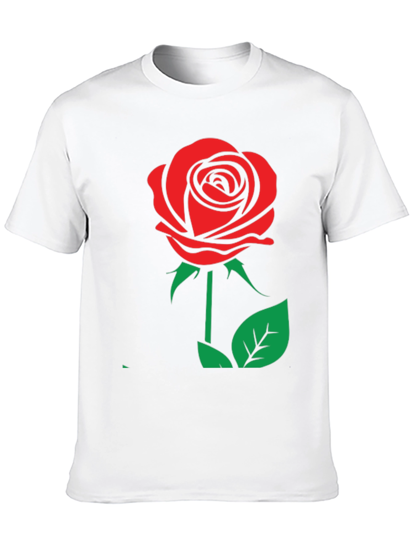 Rose Graphic Tee - Classic & Bold Design