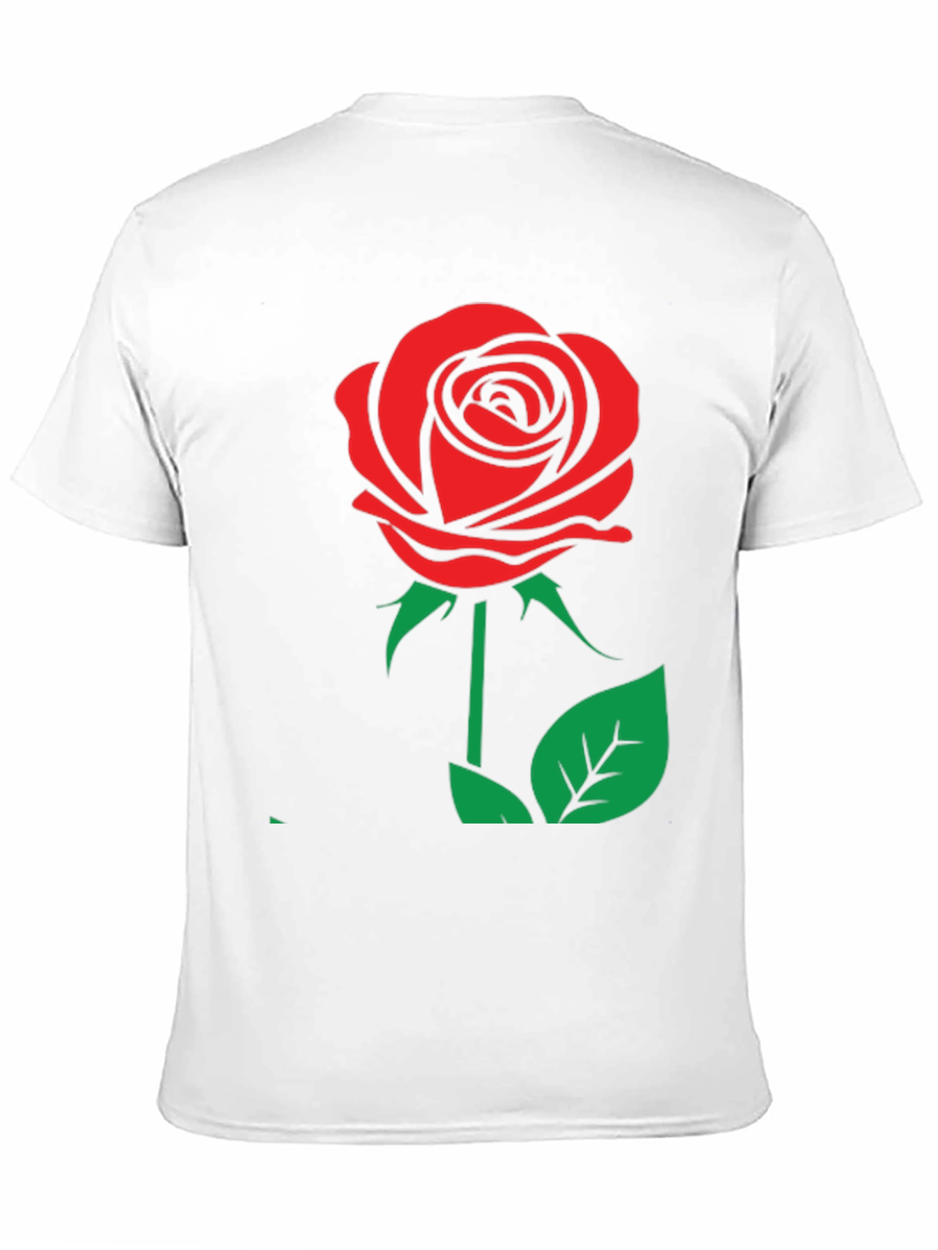 Rose Graphic Tee - Classic & Bold Design