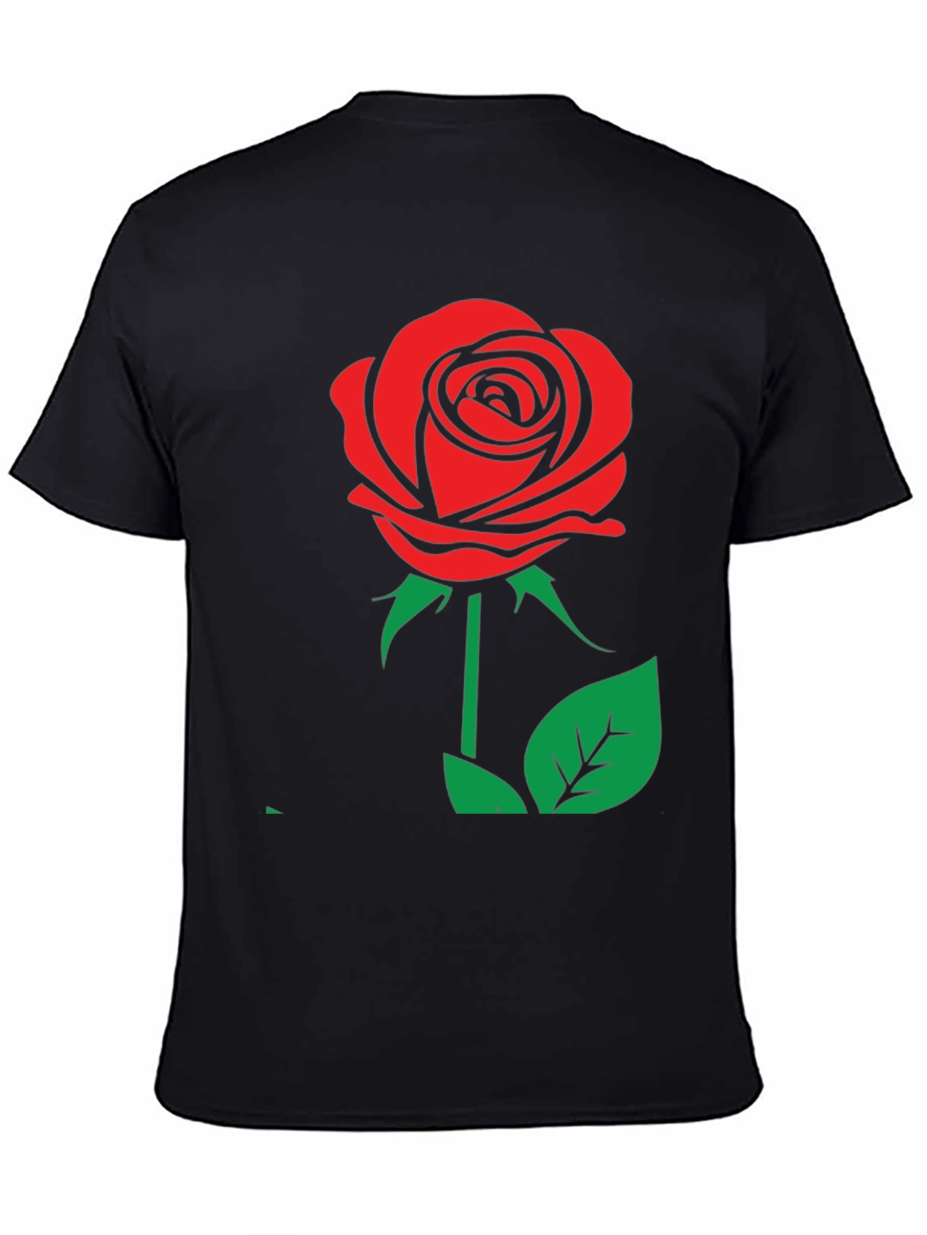 Rose Graphic Tee - Classic & Bold Design