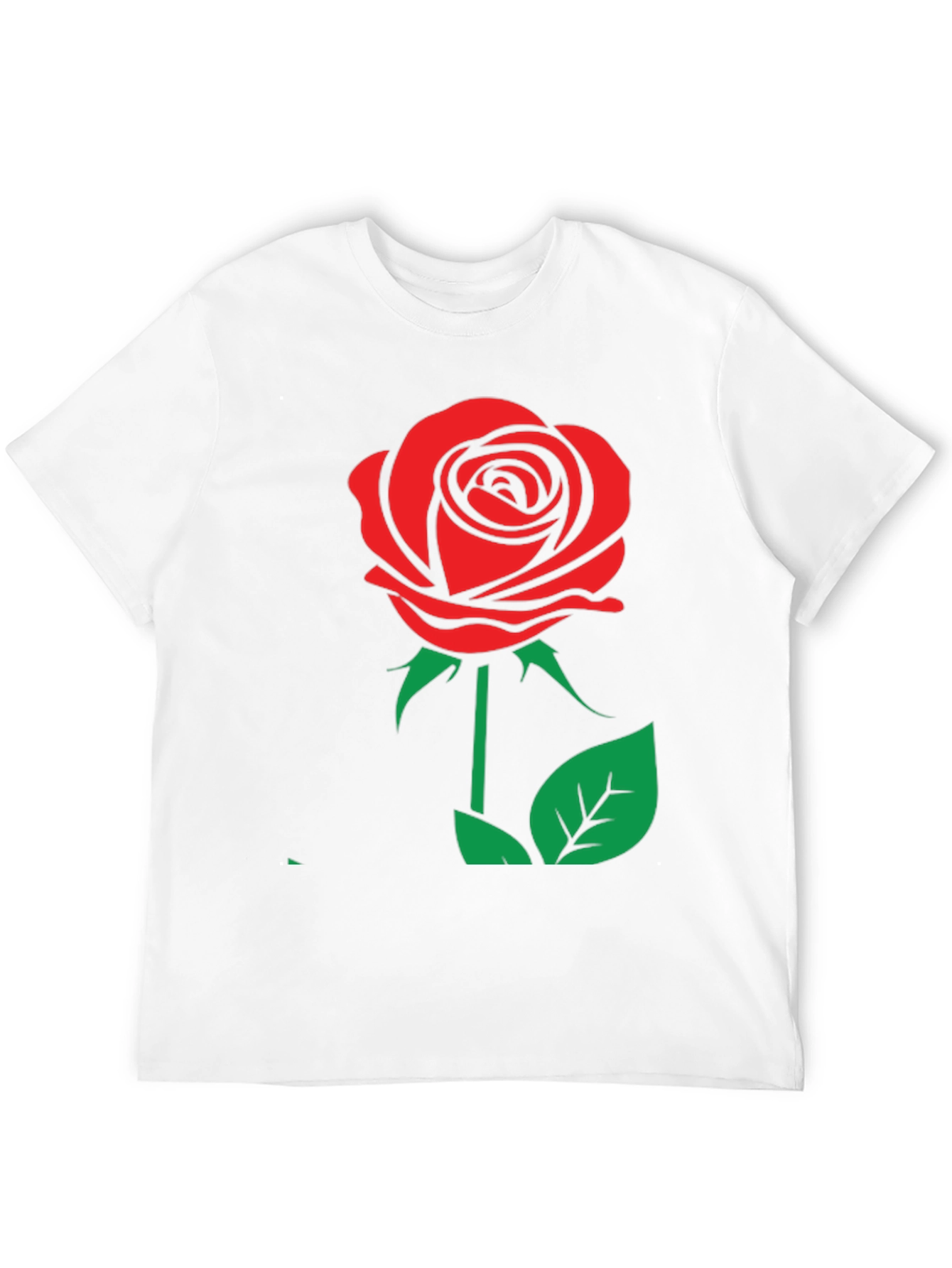 Rose Graphic Tee - Classic & Bold Design