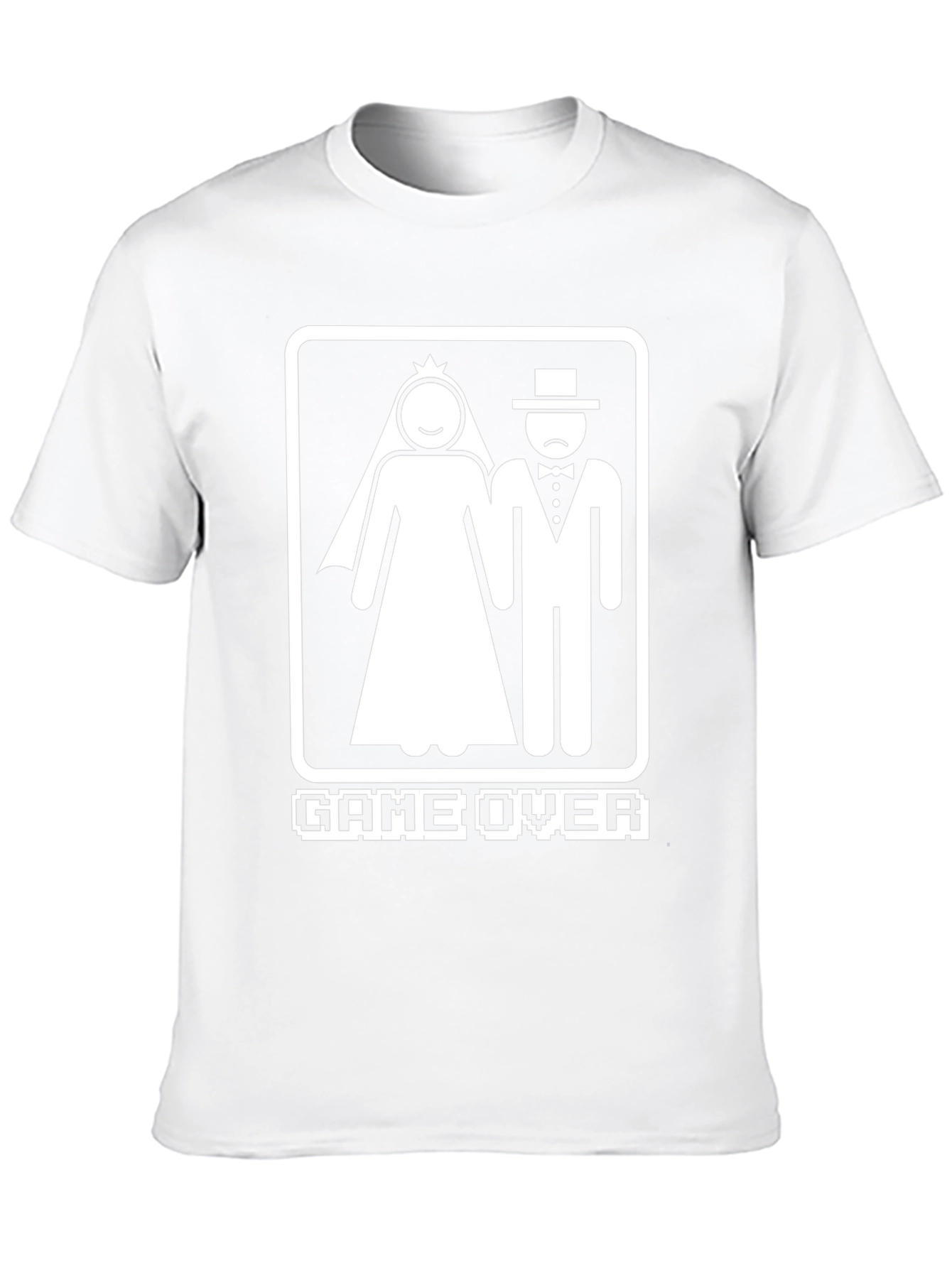 Game Over Wedding Black T-Shirt