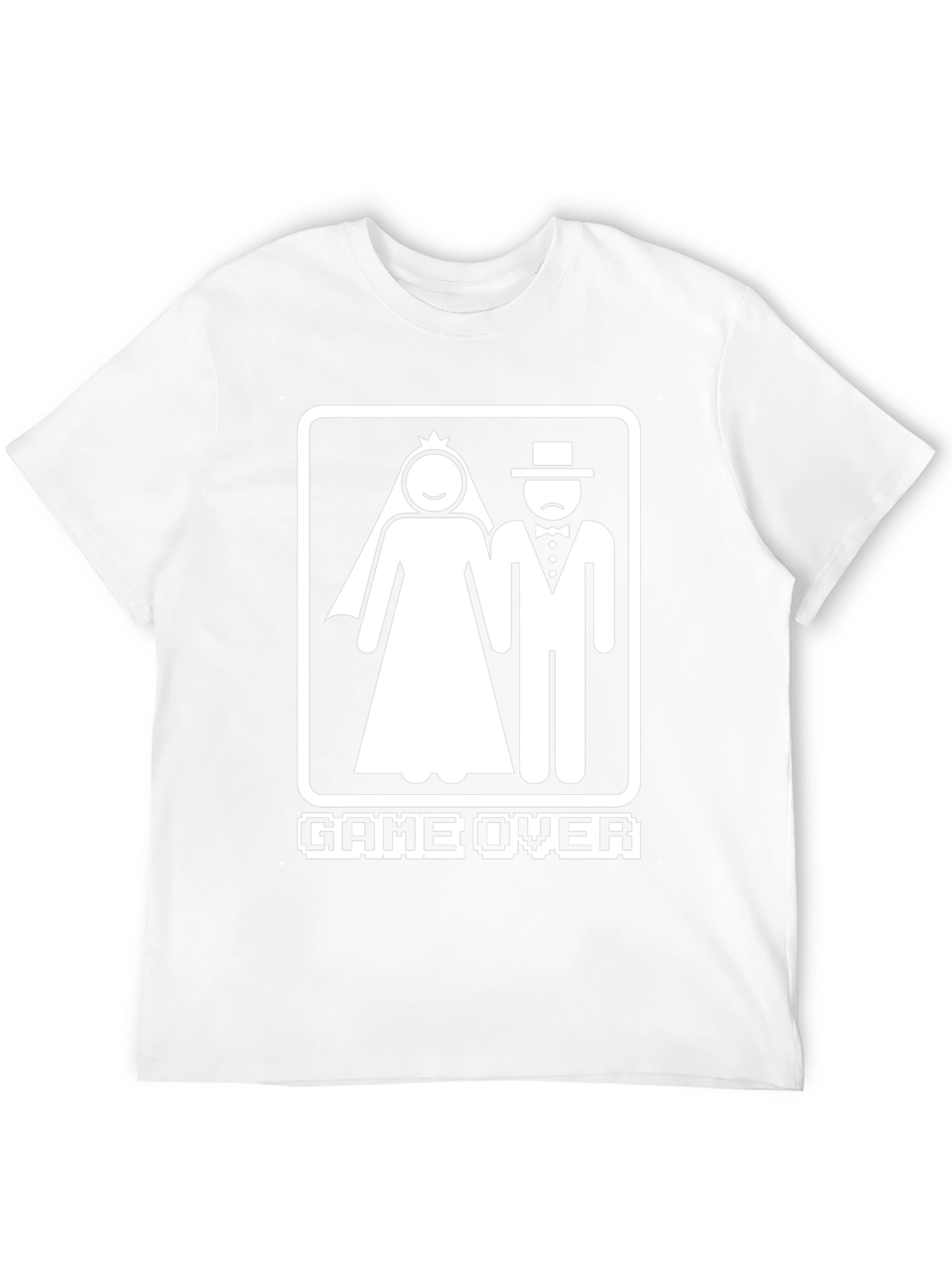Game Over Wedding Black T-Shirt